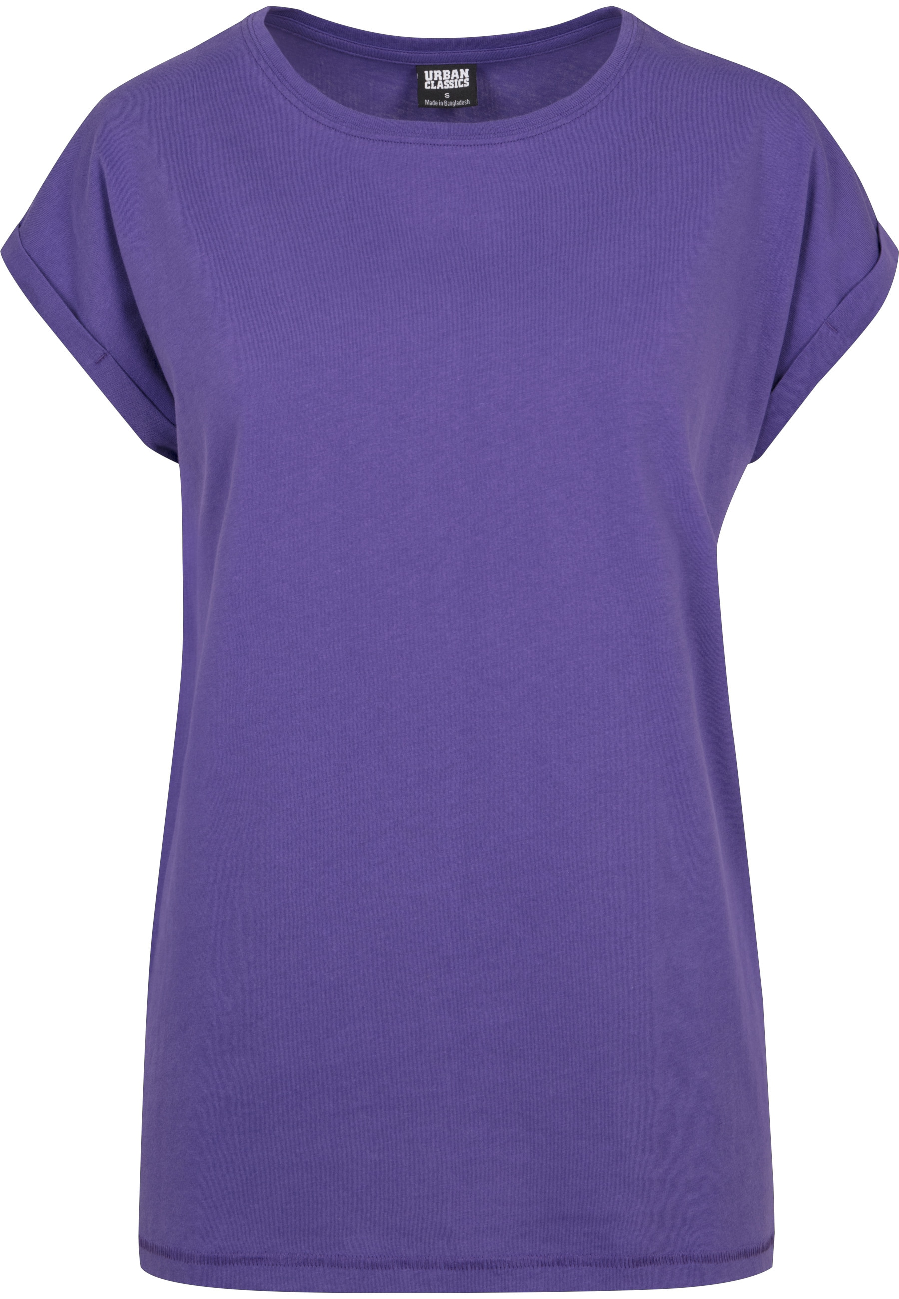URBAN CLASSICS Kurzarmshirt "Urban Classics Damen Ladies Extended Shoulder günstig online kaufen