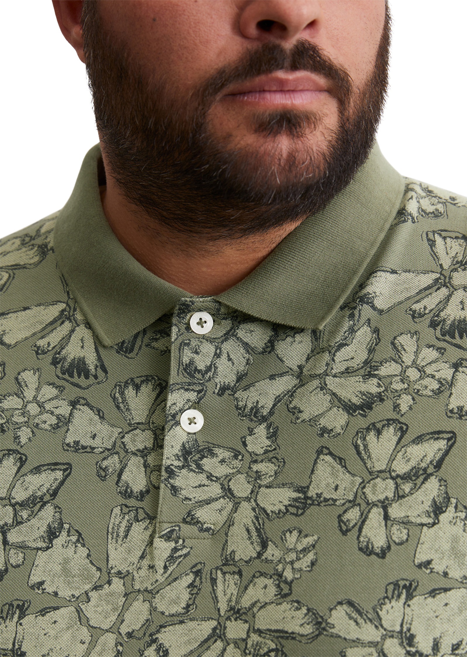 Marc O'Polo Poloshirt »aus Bio-Baumwoll-Mix«