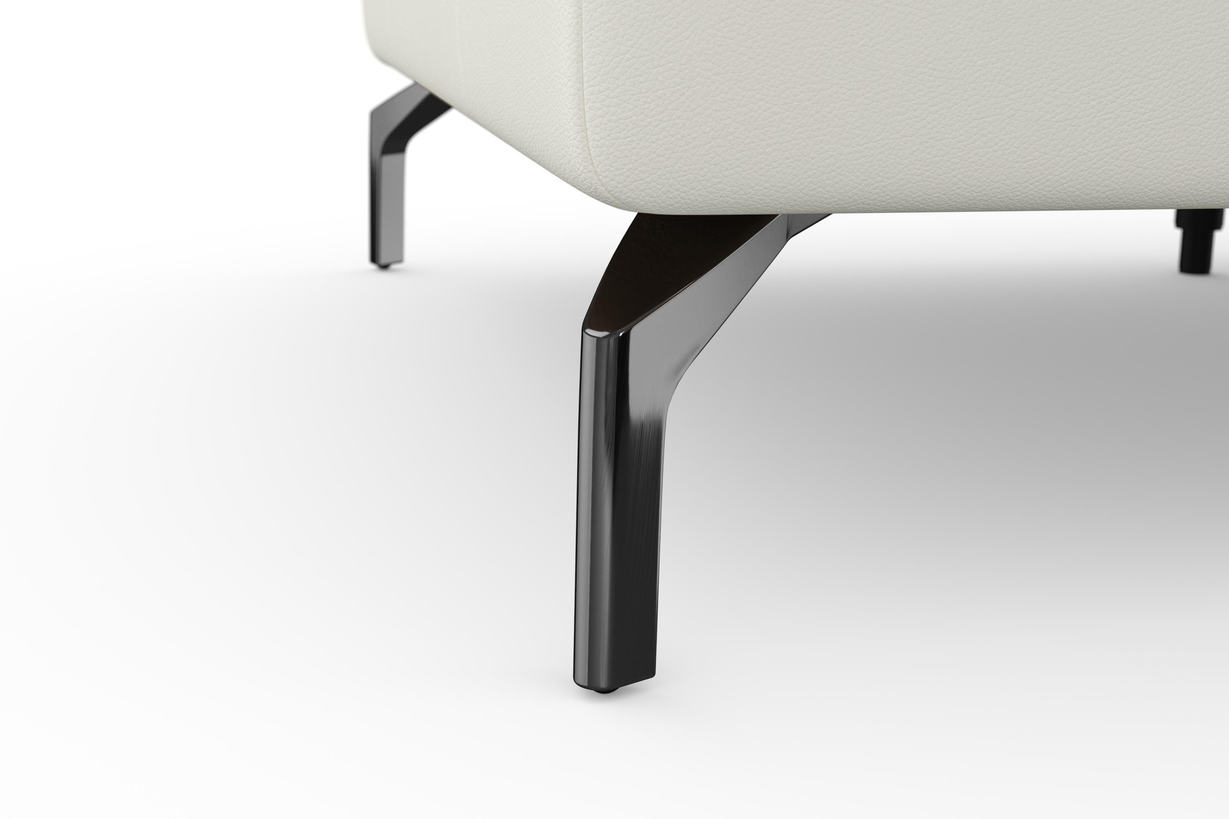 sit&more Ecksofa »Bendigo L-Form«, inklusive Sitztiefenverstellung, Bodenfreiheit 15 cm, in 2 Fußfarben