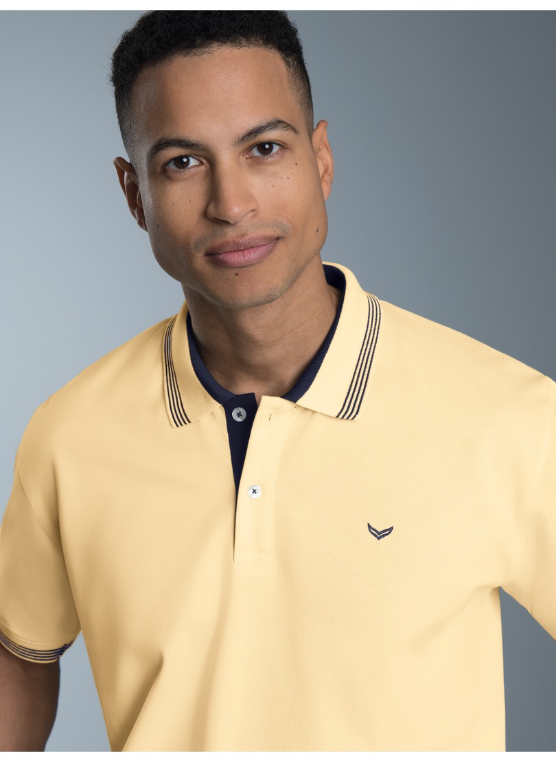 Trigema Poloshirt "TRIGEMA Poloshirt mit kontrastfarbigen Akzenten" 1 Stk.