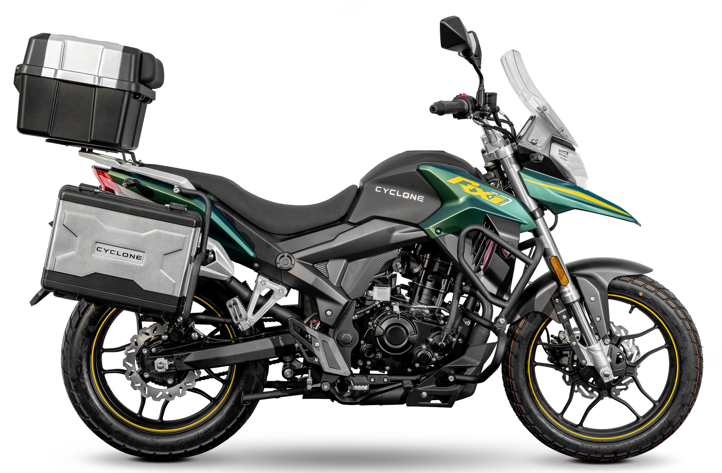 Cyclone Motorrad »RX1 Pro, 125, E5+, Adventure« 124 cm³ 99 km/h Euro 5+ 15 11 kW, 15 PS, ABS, 125er Adventure, digitales Cockpit