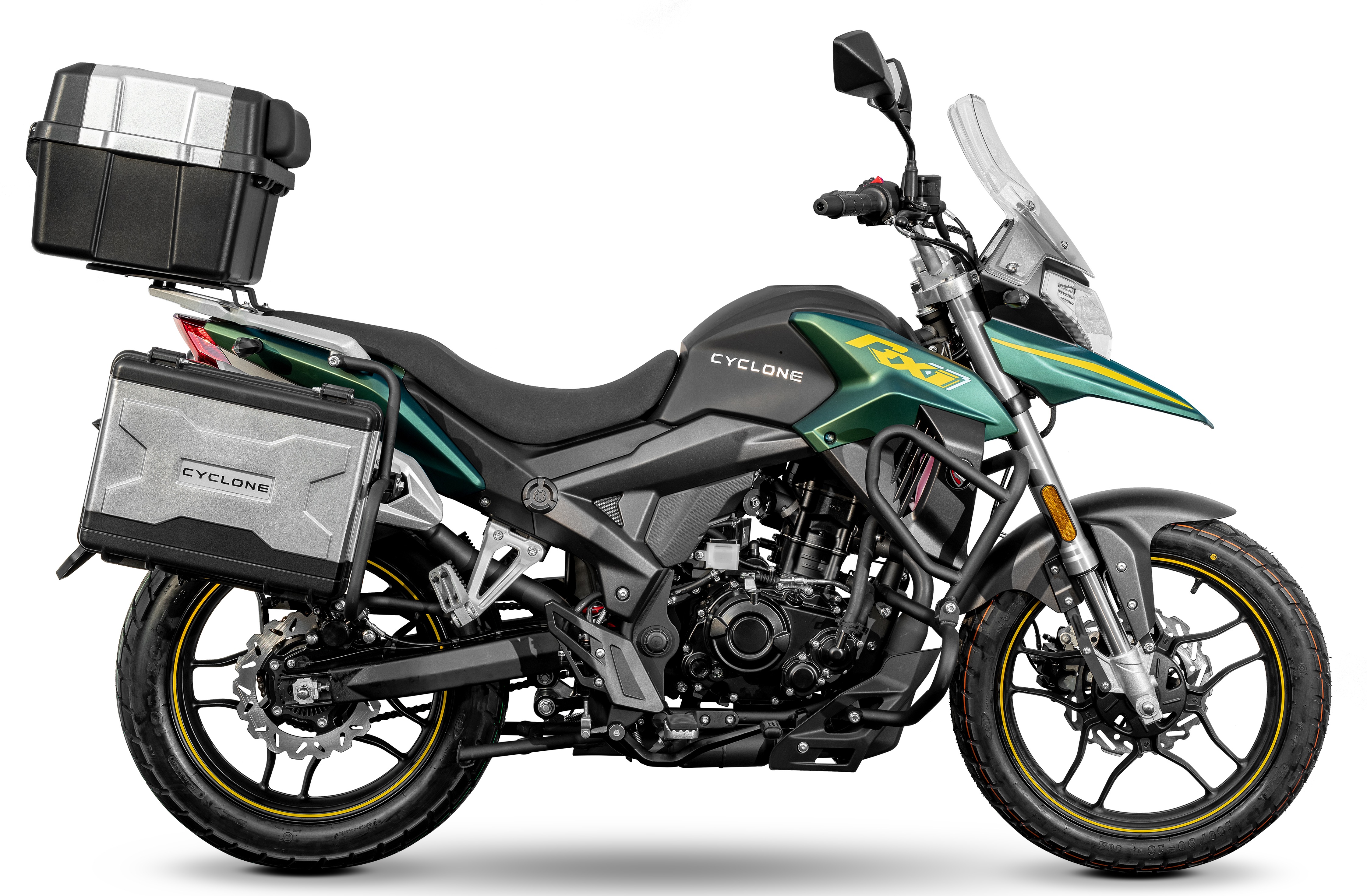 Thumbnail - Cyclone Motorrad "RX1 Pro, 125, E5+, Adventure" 124 cm³ 99 km/h Euro 5+ 15 11 kW, 15 PS, ABS, 125er Adventure, digitales...