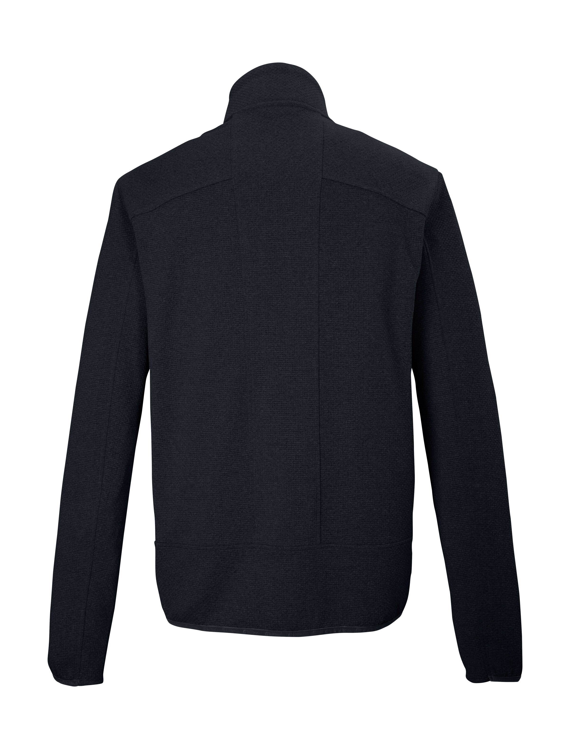Killtec Strickjacke »KOS 40 MN FLX JCKT«, Sportliche Herrenjacke mit farbigen Zippern und Kinnschutz