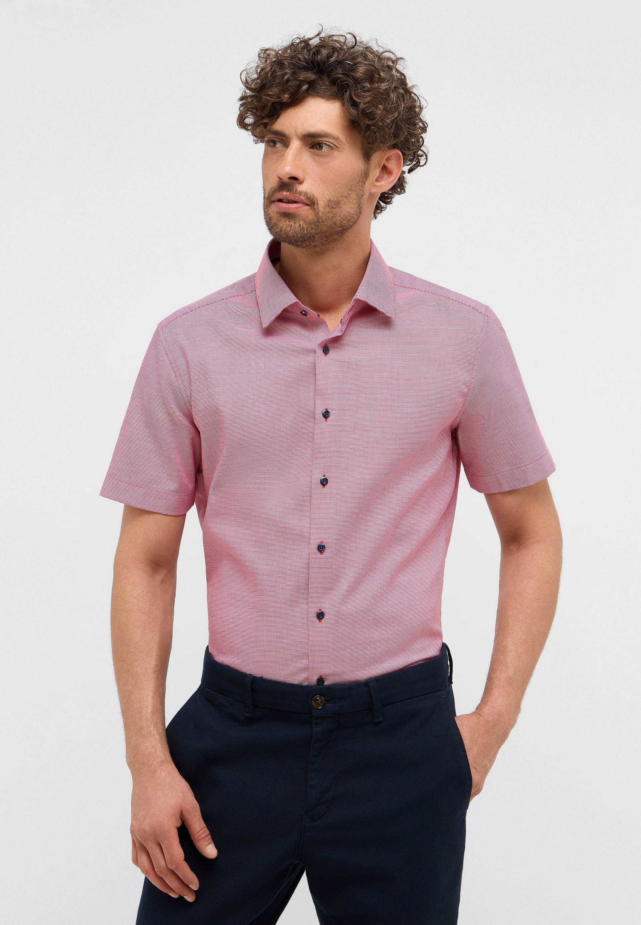 Eterna Kurzarmhemd »SLIM FIT«, NON IRON (bügelfrei)