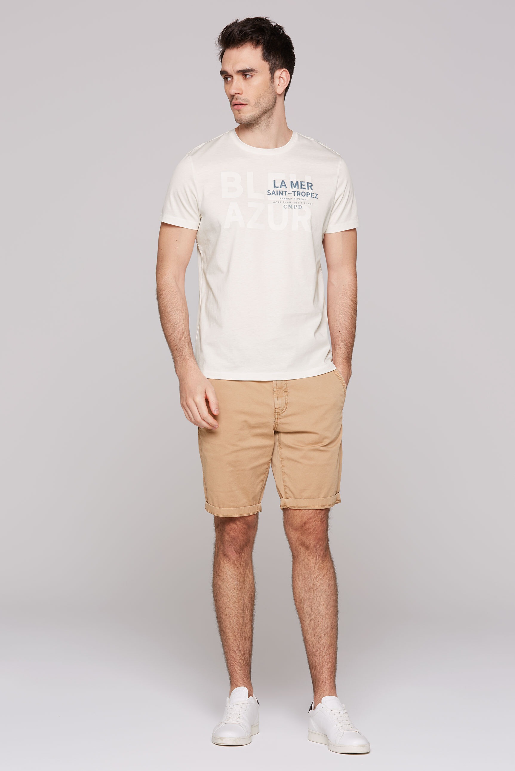 CMPD Rundhalsshirt, mit Necktape