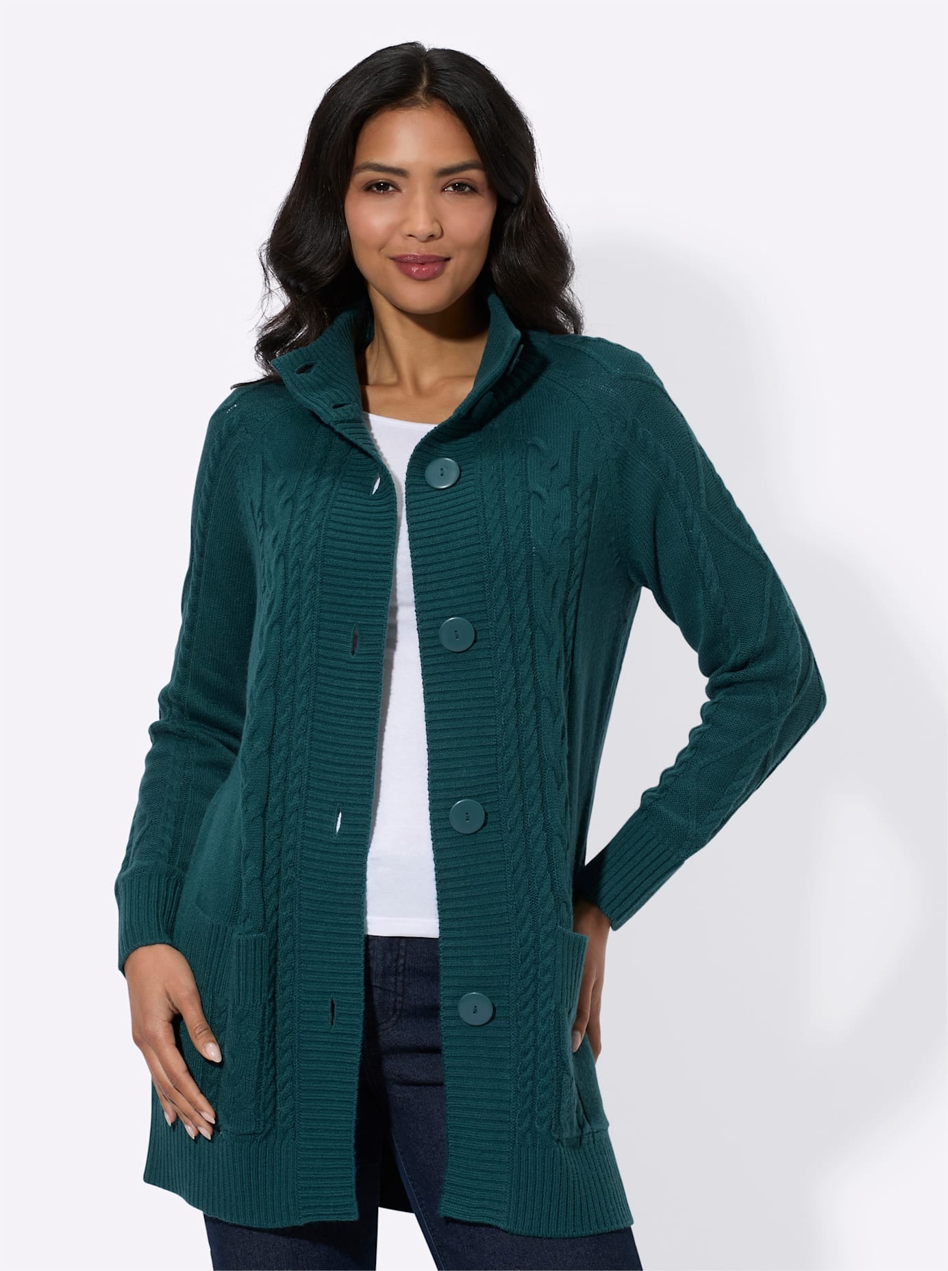 Classic Basics Strickjacke