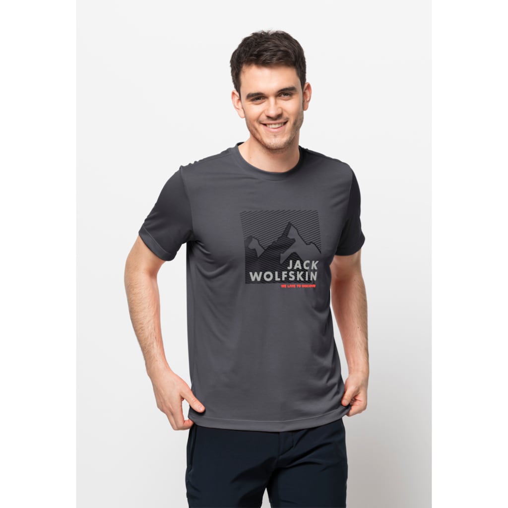 Jack Wolfskin Funktionsshirt »HIKING S/S GRAPHIC T M«