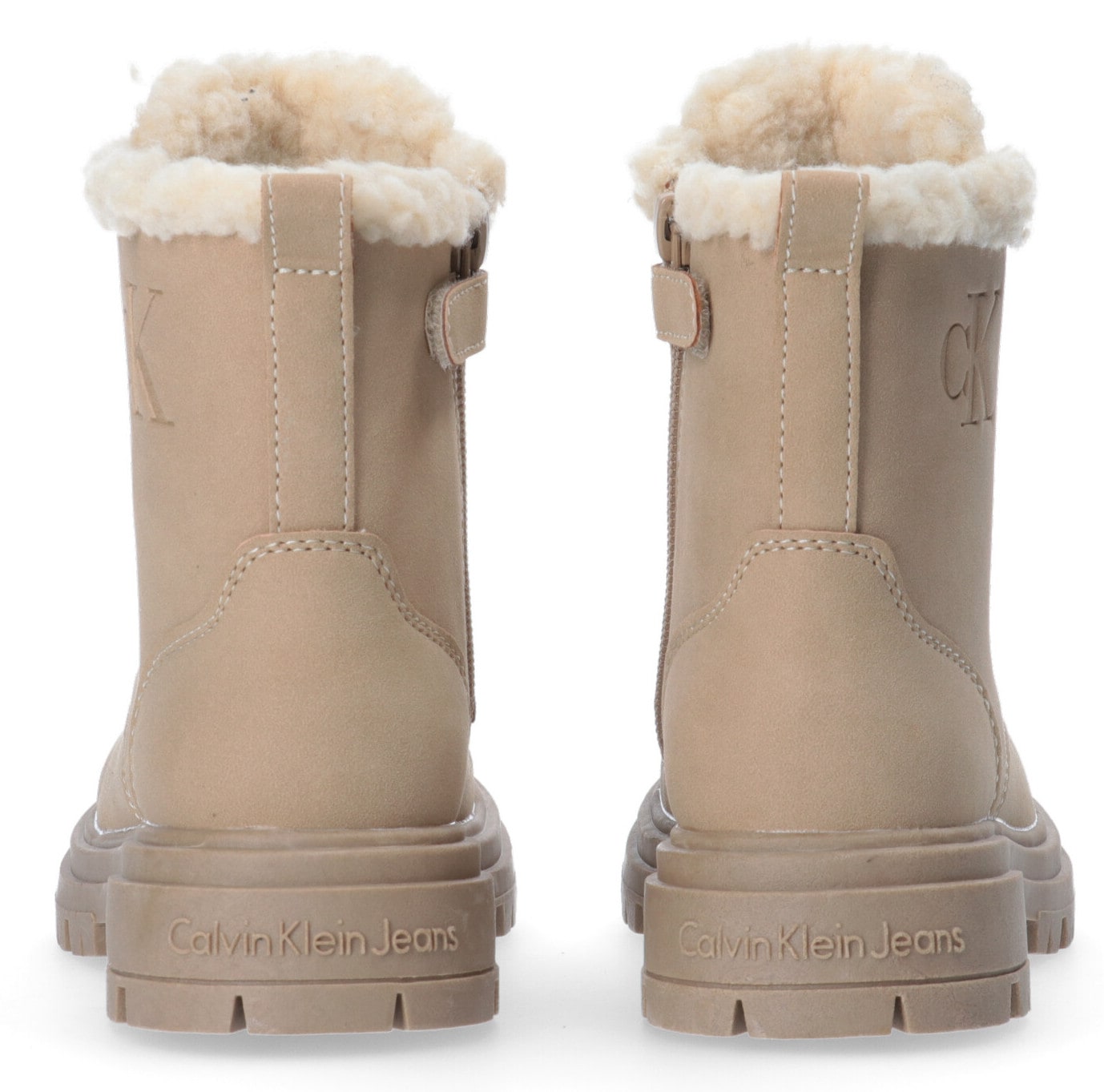 Calvin Klein Jeans Schnürboots, Winterboots, Stiefel mit Plateausohle und Blockabsatz
