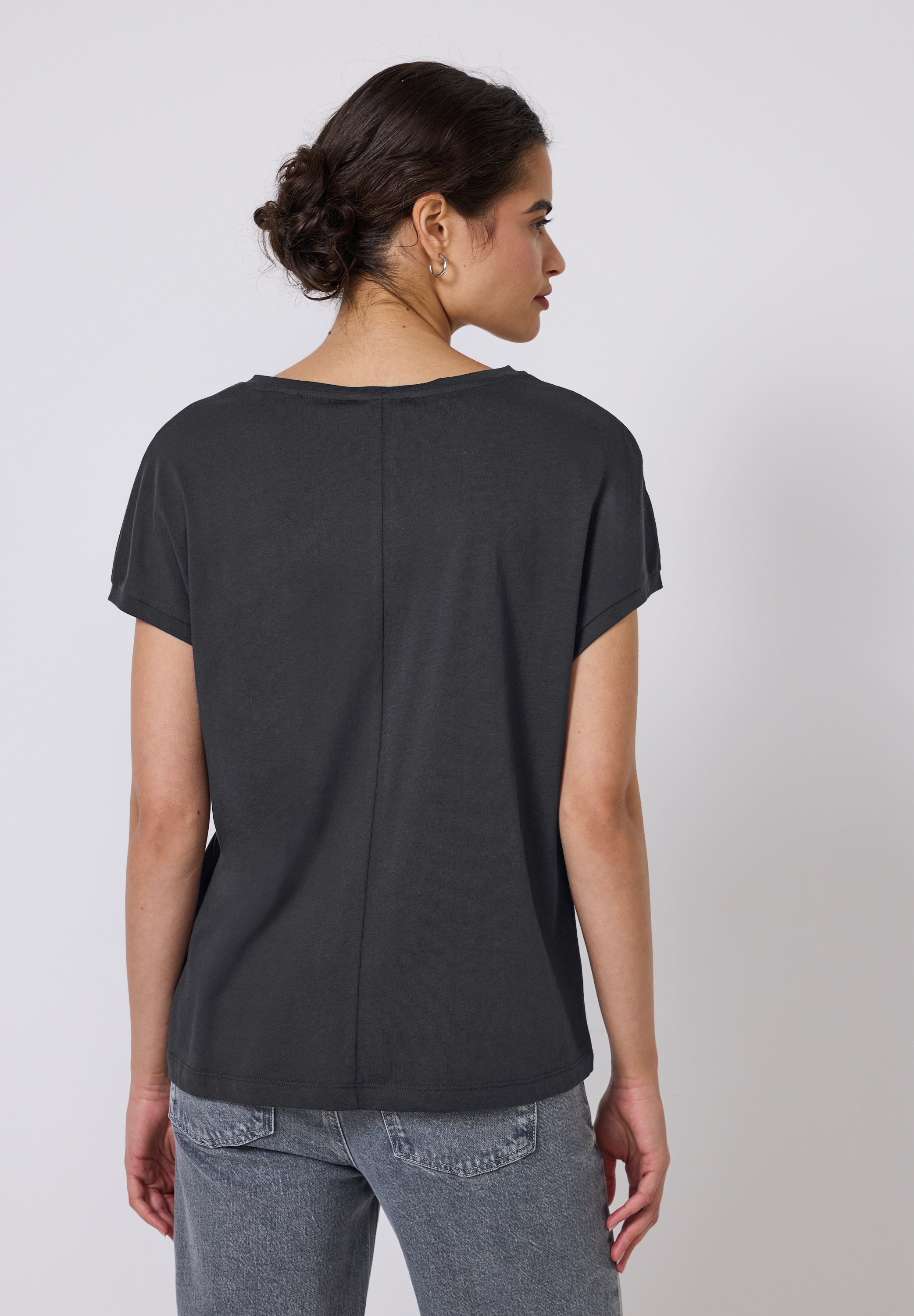 STREET ONE STUDIO T-Shirt, mit Rundhalsausschnitt günstig online kaufen