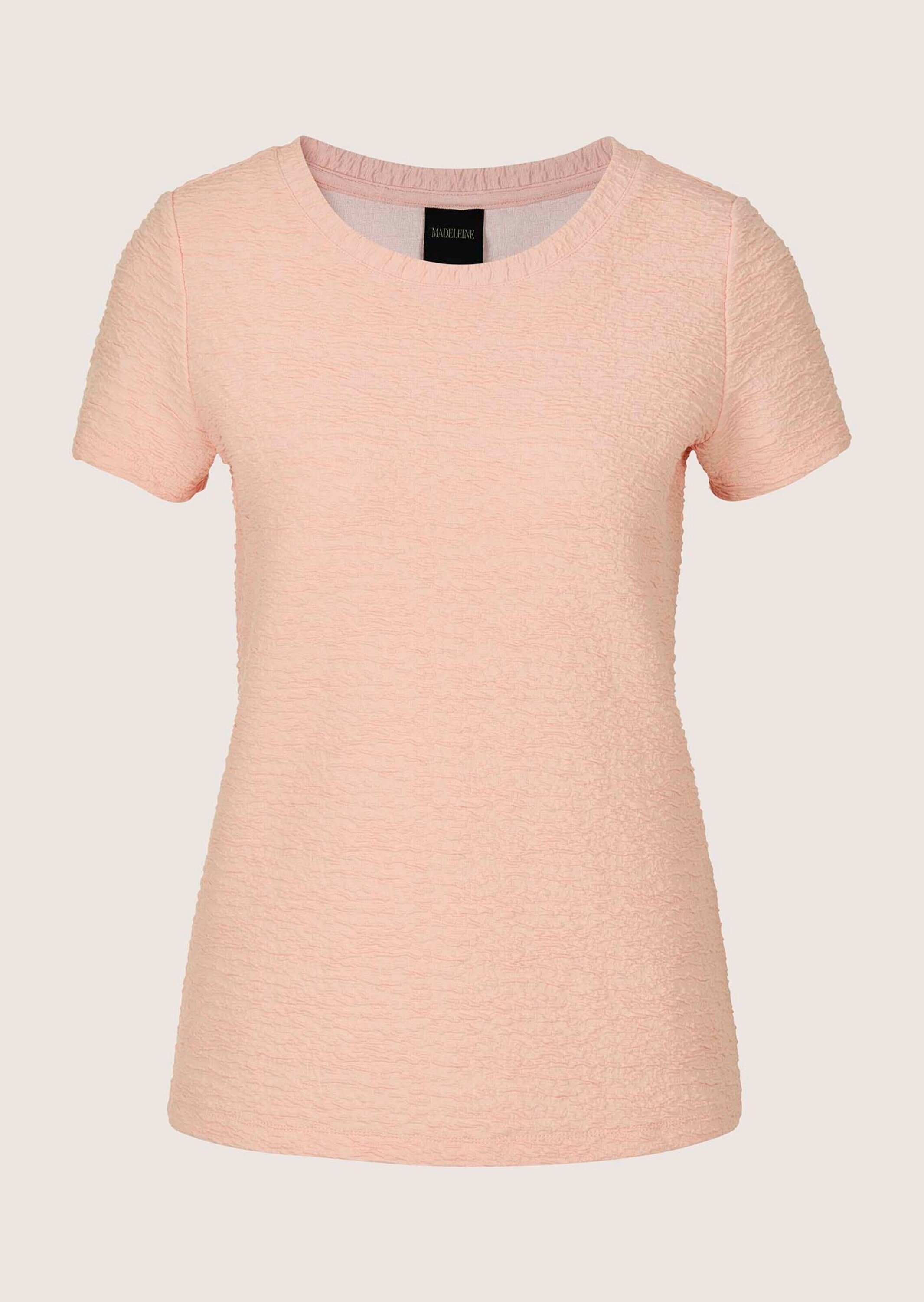 MADELEINE Kurzarmshirt "Shirt Elegantes Basic-Shirt, Kreppqualität" Kreppge günstig online kaufen