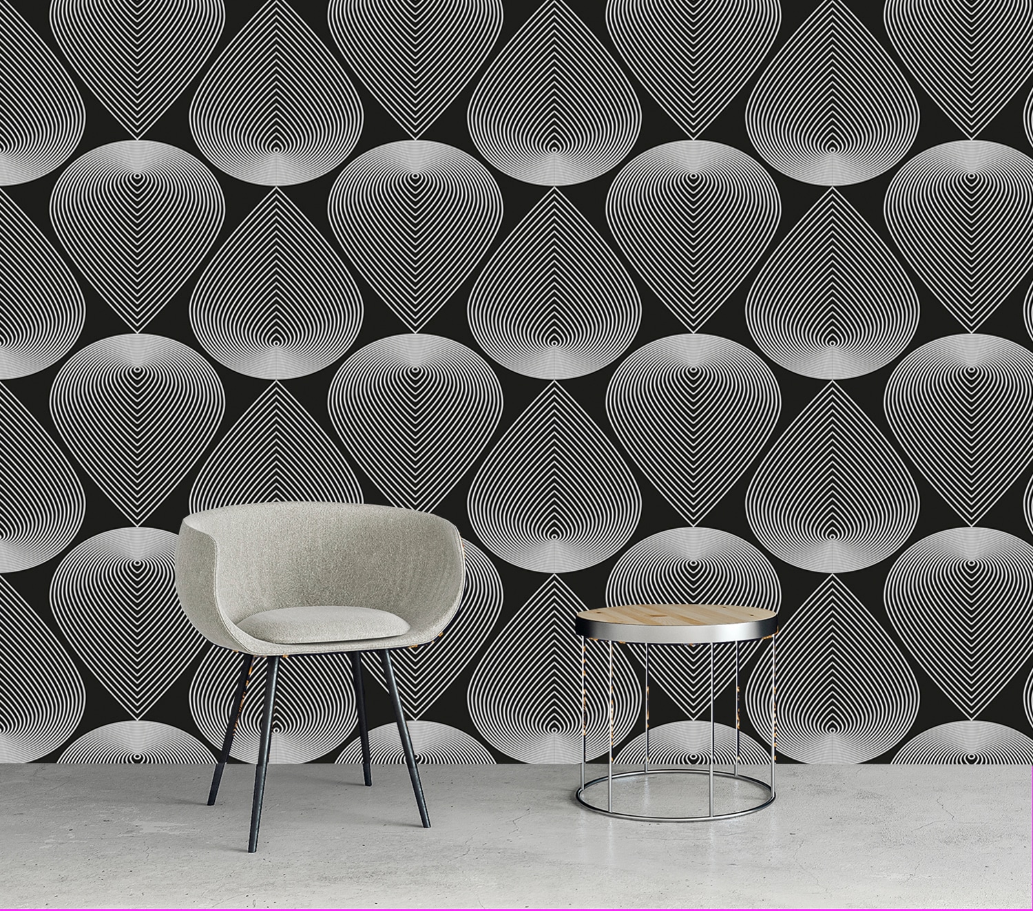 queence Vinyltapete »Kian«, bedruckt-3D-Optik-clean-Motiv, 90x250cm, selbstklebend, kinderleichte Anbringung, Sticker