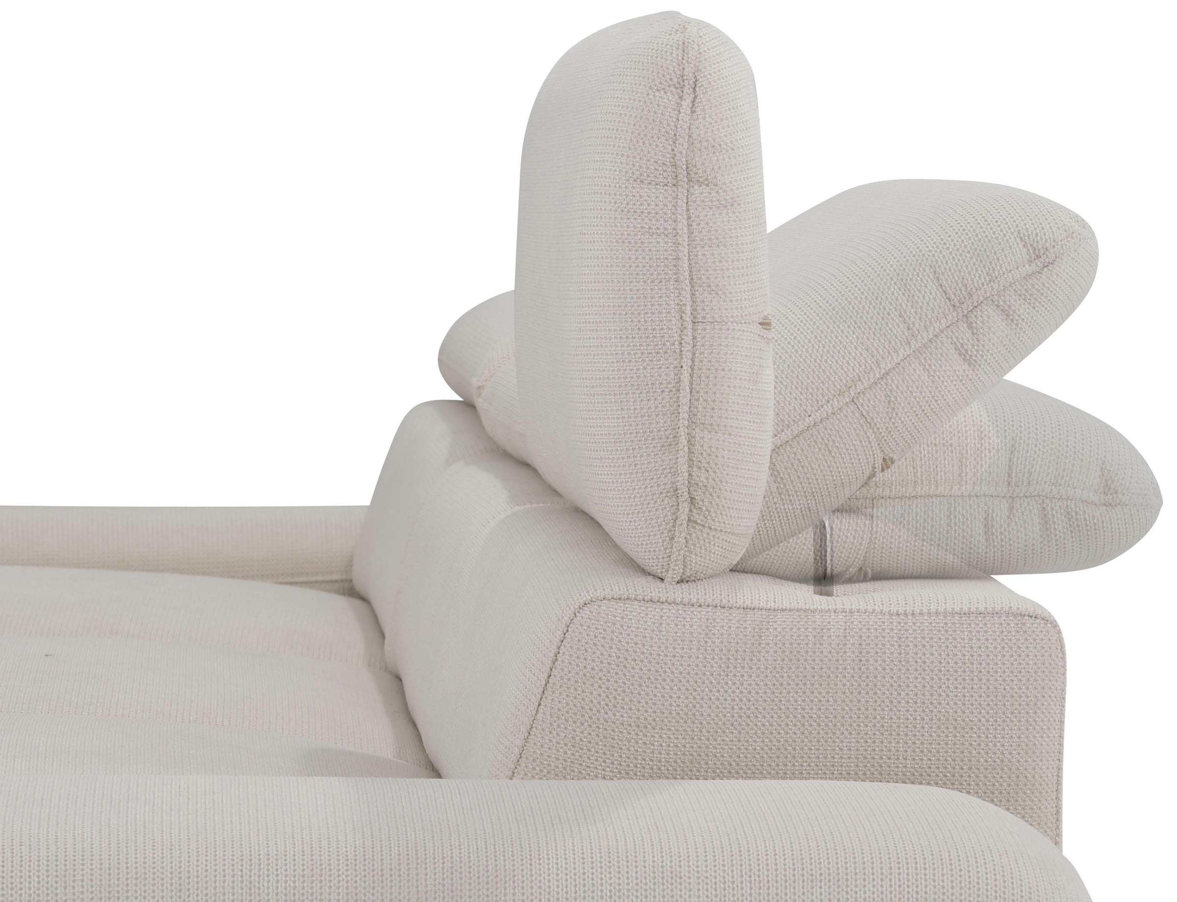 Ecksofa HOME AFFAIRE "Alberto L-Form", beige (creme), B:286cm H:73cm T:174cm, 90% Polyester, 10% Polyamid;Luxus-Microfaser ALTARA NUBUCK (100% Polyester);Luxus-Microfaser weich (90% Polyester, 10% Polyamid);Microfaser Antiklederoptik, Sofas, Ecksofa, mit  9