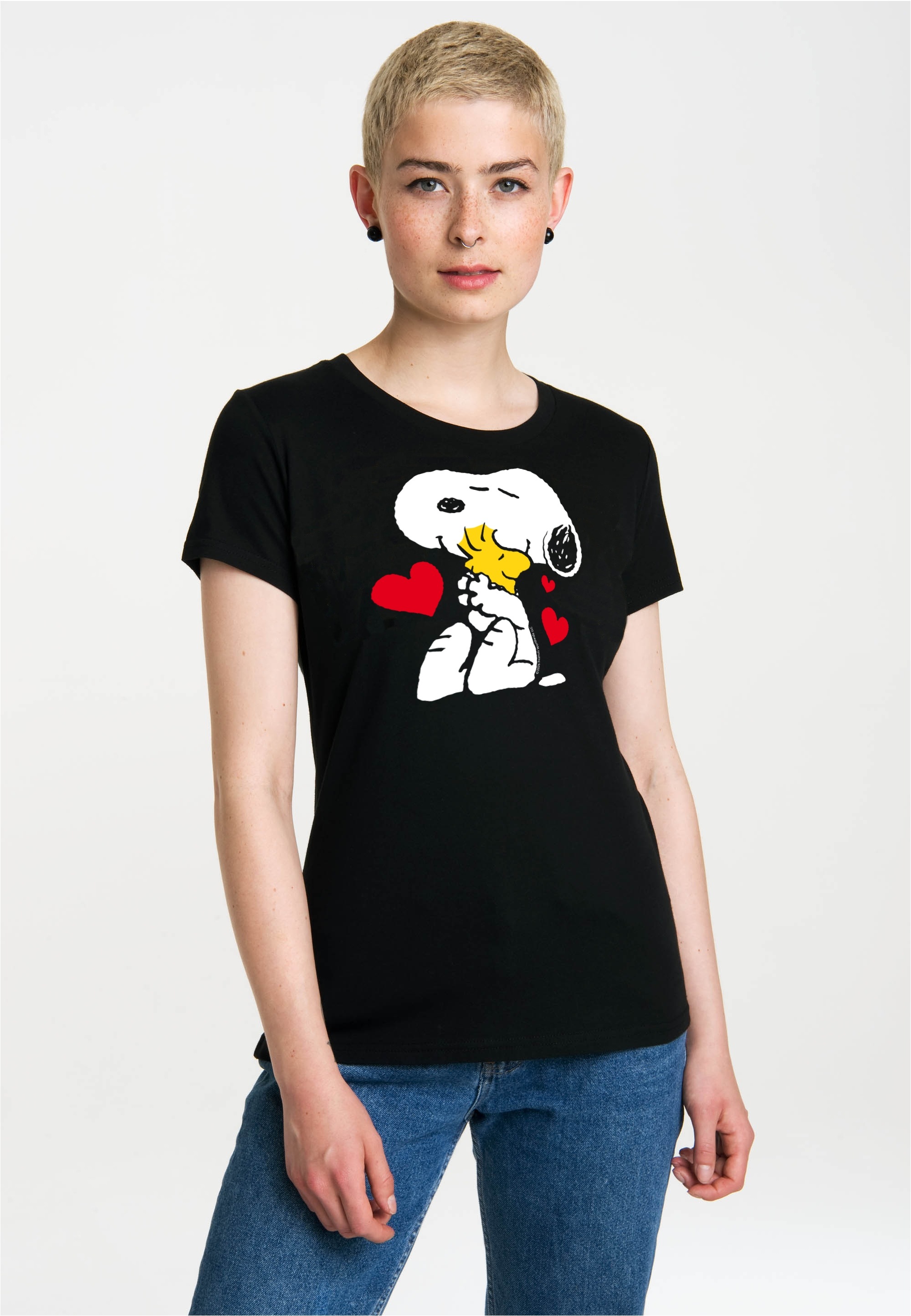 LOGOSHIRT T-Shirt "Peanuts - Best Friends" mit coolem Print