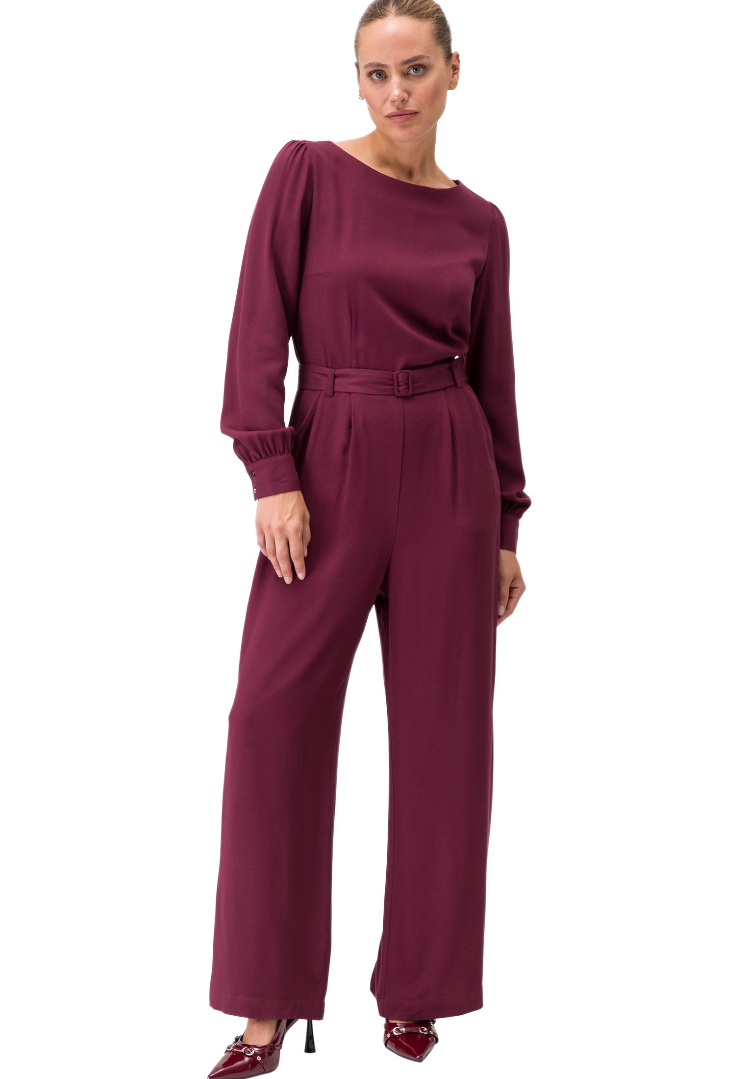 Zero Overall »zero Jumpsuit mit Stoffgürtel«, (1 tlg.), Gürtel