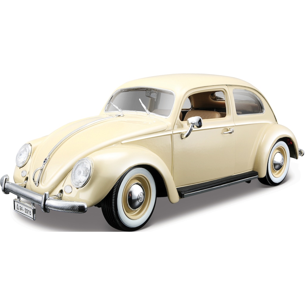 Bburago Sammlerauto »Volkswagen Käfer (1955), beige«, 1:18