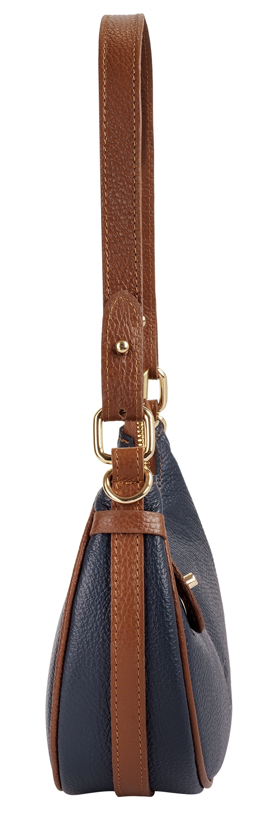 Samantha Look Henkeltasche echt Leder, Made in Italy
