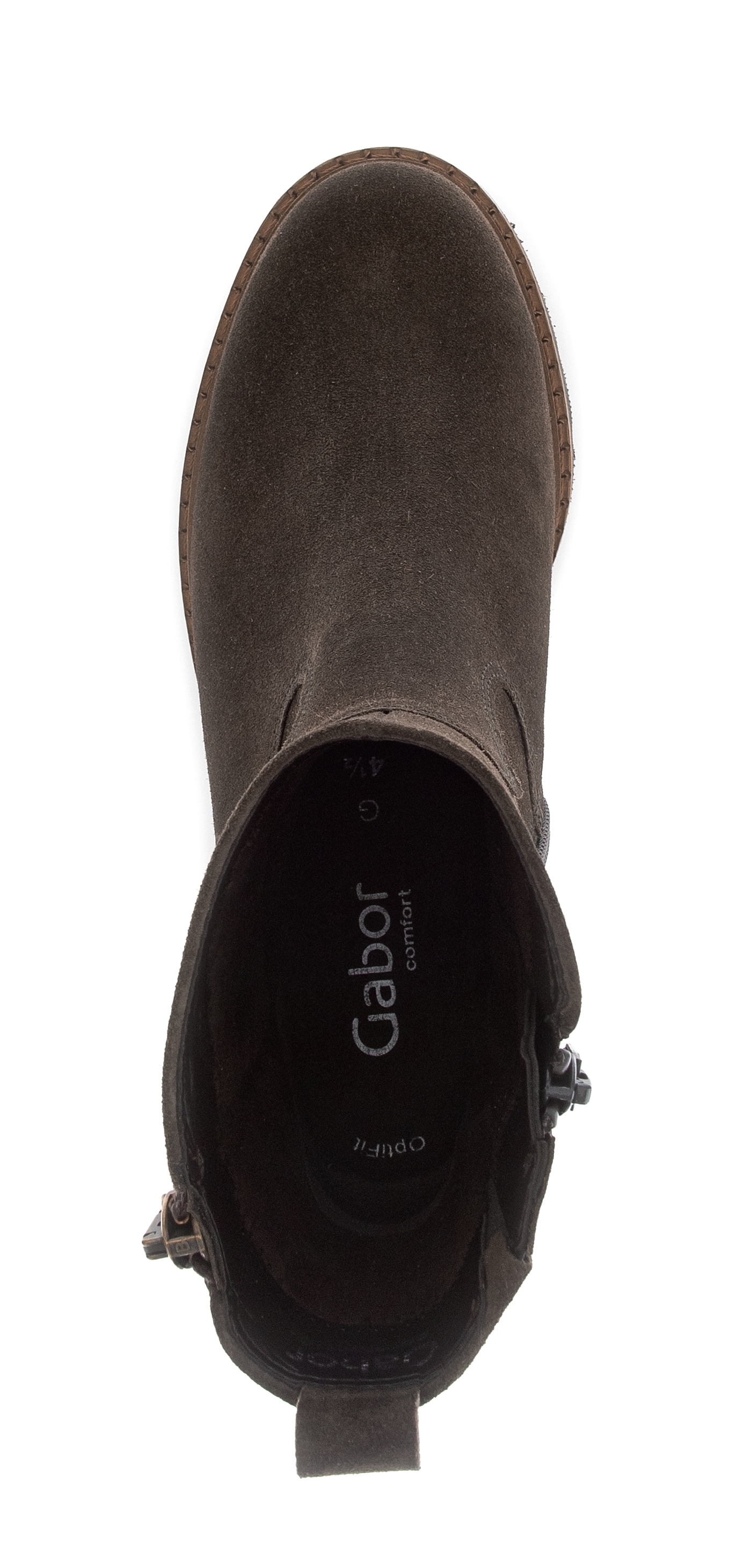 Gabor Stiefelette »TUNIS«, Blockabsatz, Herbstboots mit Zierreißverschluss außen, G-Weite