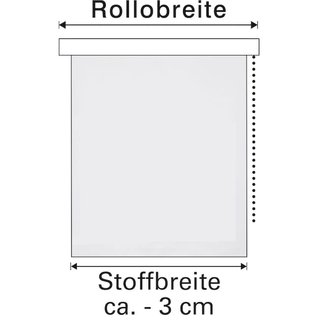 GARDINIA Seitenzugrollo »Ornament«, Lichtschutz, ohne Bohren, freihängend,  vormontiert auf Montageschiene | BAUR