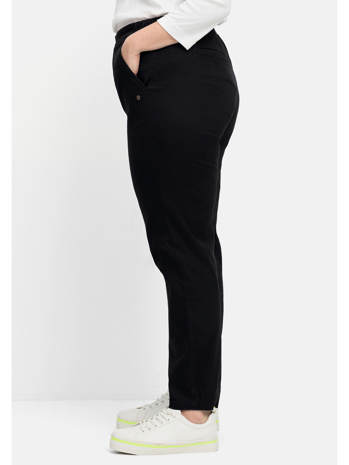 Sheego Schlupfhose »Große Größen«, aus weichem Twill, leicht elastisch