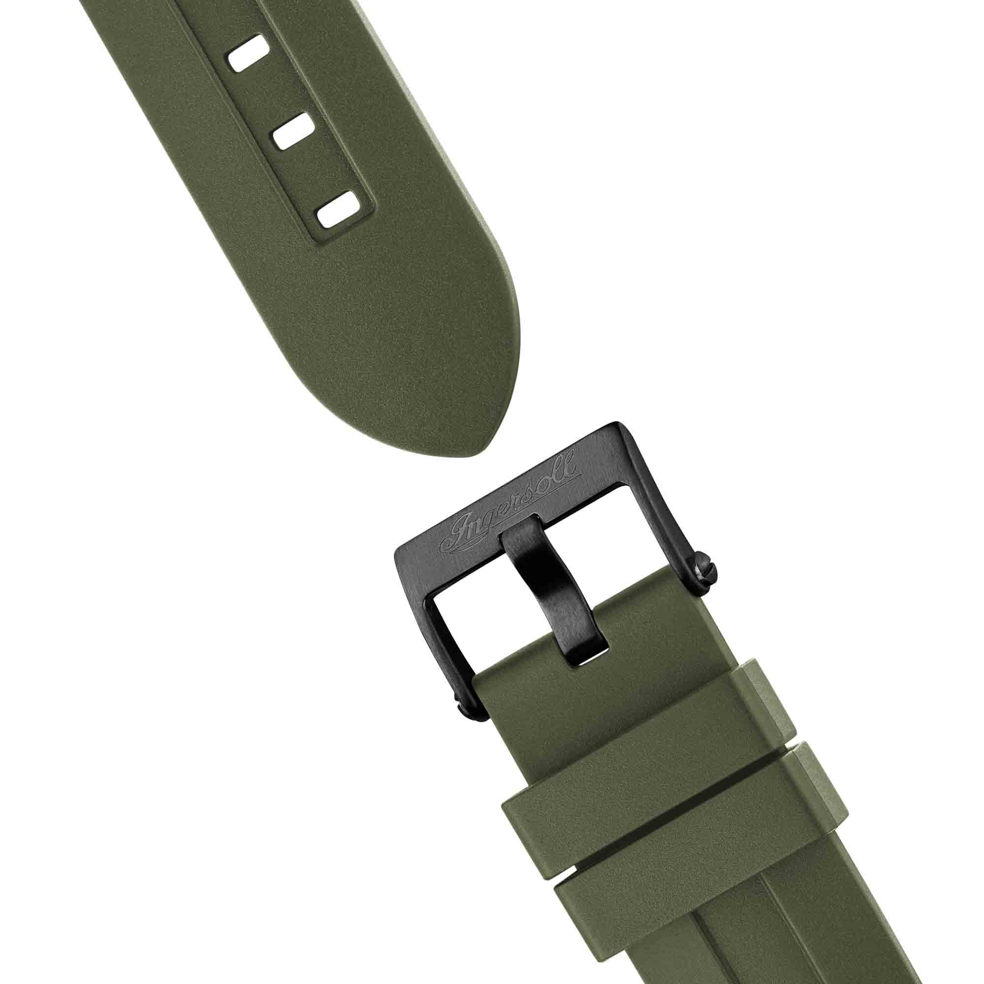 Ingersoll Automatikuhr »The Play« Armbanduhr, Herrenuhr, Mechanische Uhr, Silikonarmband, analog