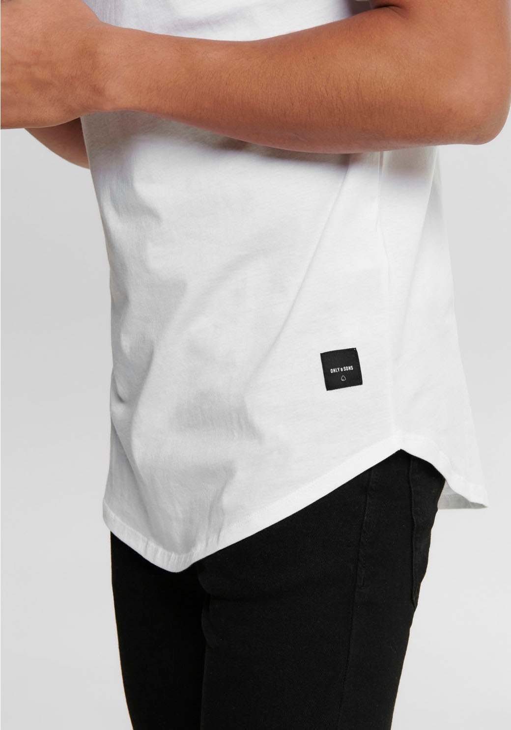 Thumbnail - ONLY & SONS Rundhalsshirt "ONSMATT LONGY SS TEE NOOS"