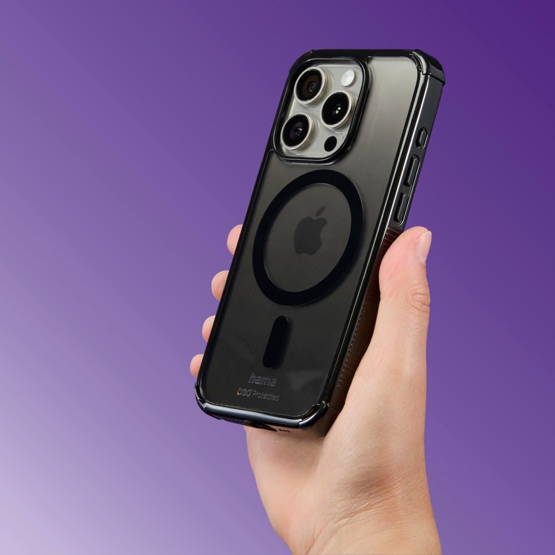 Hama Smartphone-Hülle »Handyhülle „Extreme Protect“ für iPhone 16 Pro (für MagSafe, stoßfest)«, iPhone 16 Pro, 16,0 cm (6,3 Zoll)