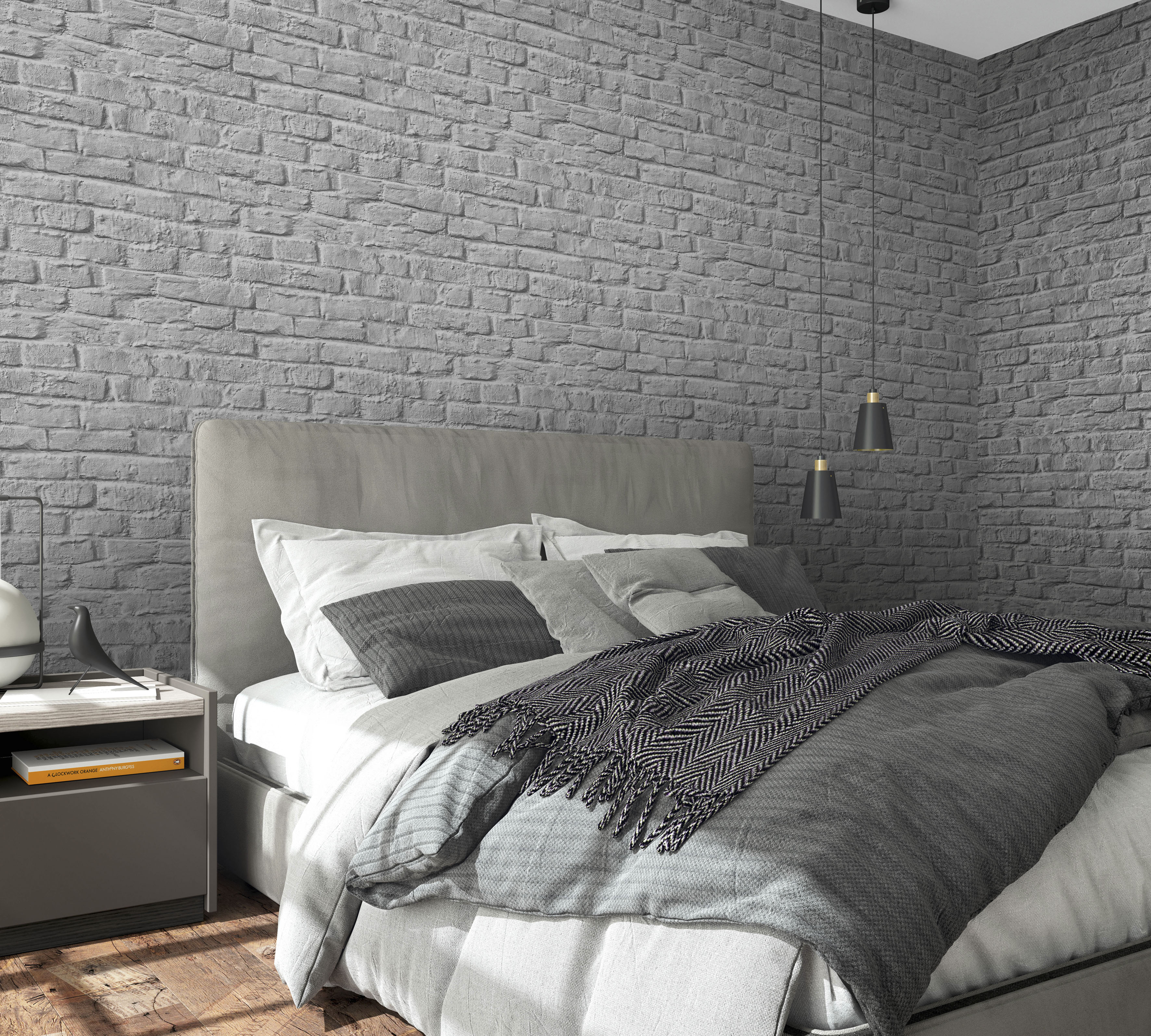 Marburg Vliestapete "Brick" 3D-Optik strukturiert moderne Tapete für Wohnzimmer Schlafzimmer Küche