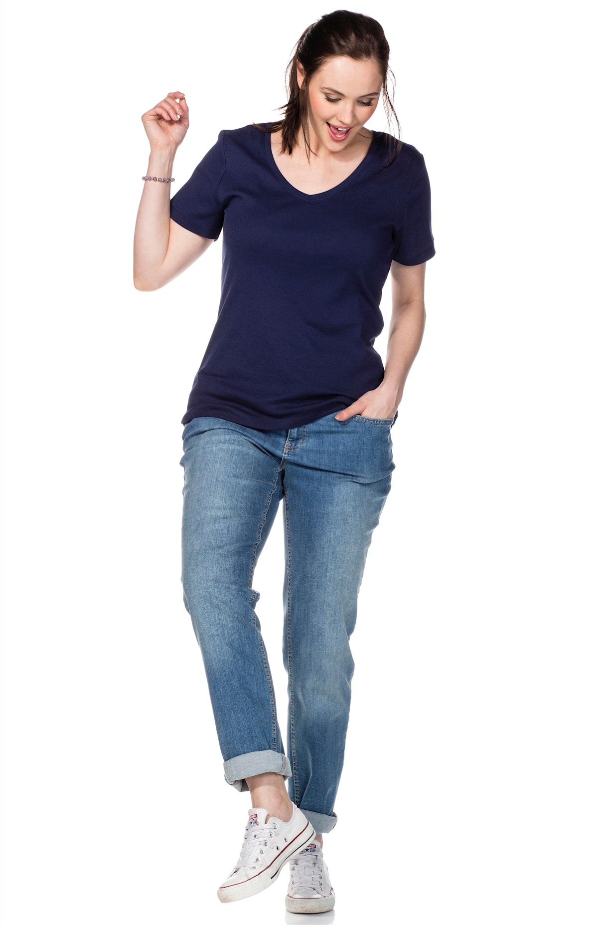 Sheego T-Shirt "T-Shirt", (1 tlg.) günstig online kaufen