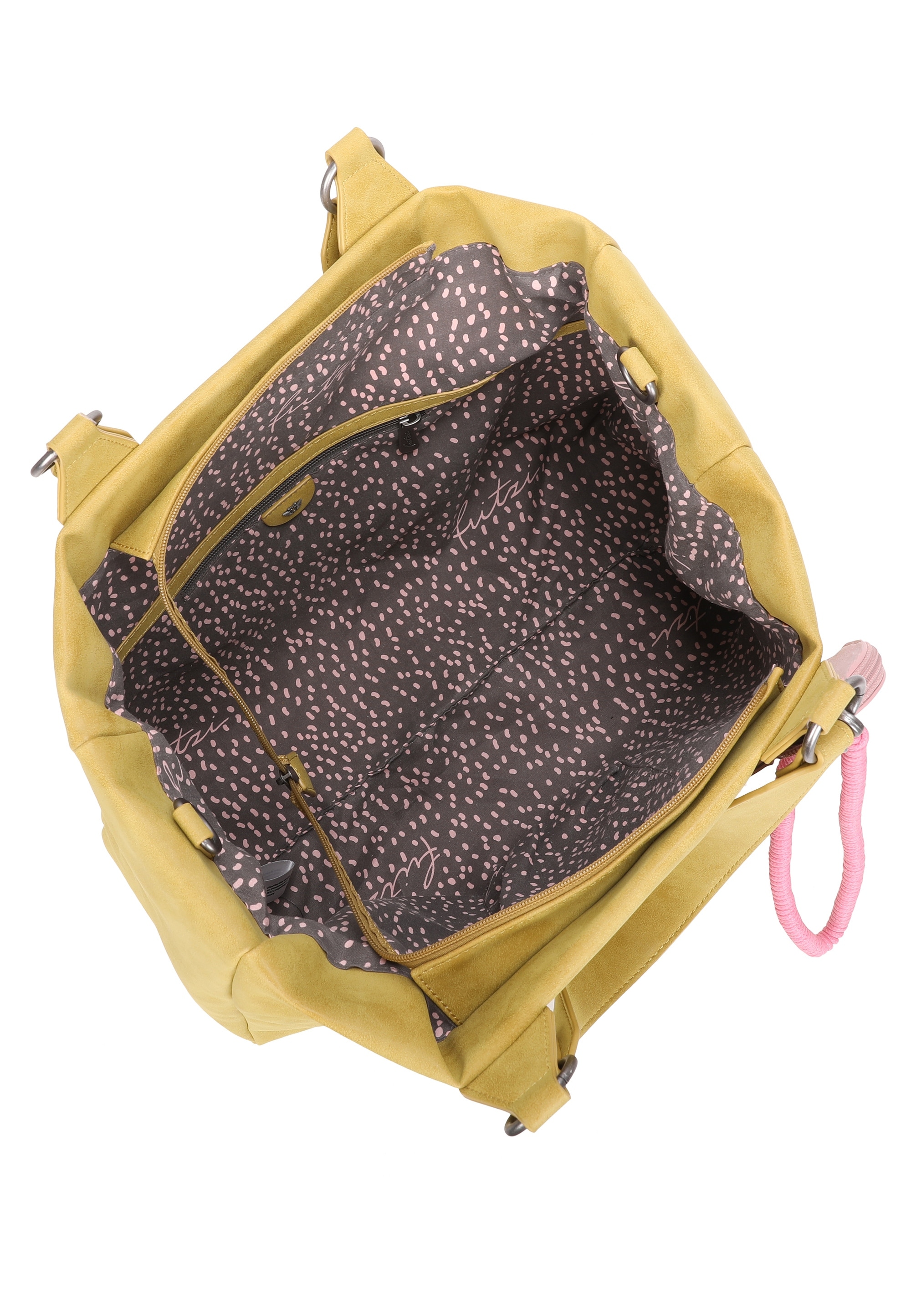 Fritzi aus Preußen Henkeltasche »Izzy Vintage«, mit Taschen-Anhänger und Schlüsselschlange