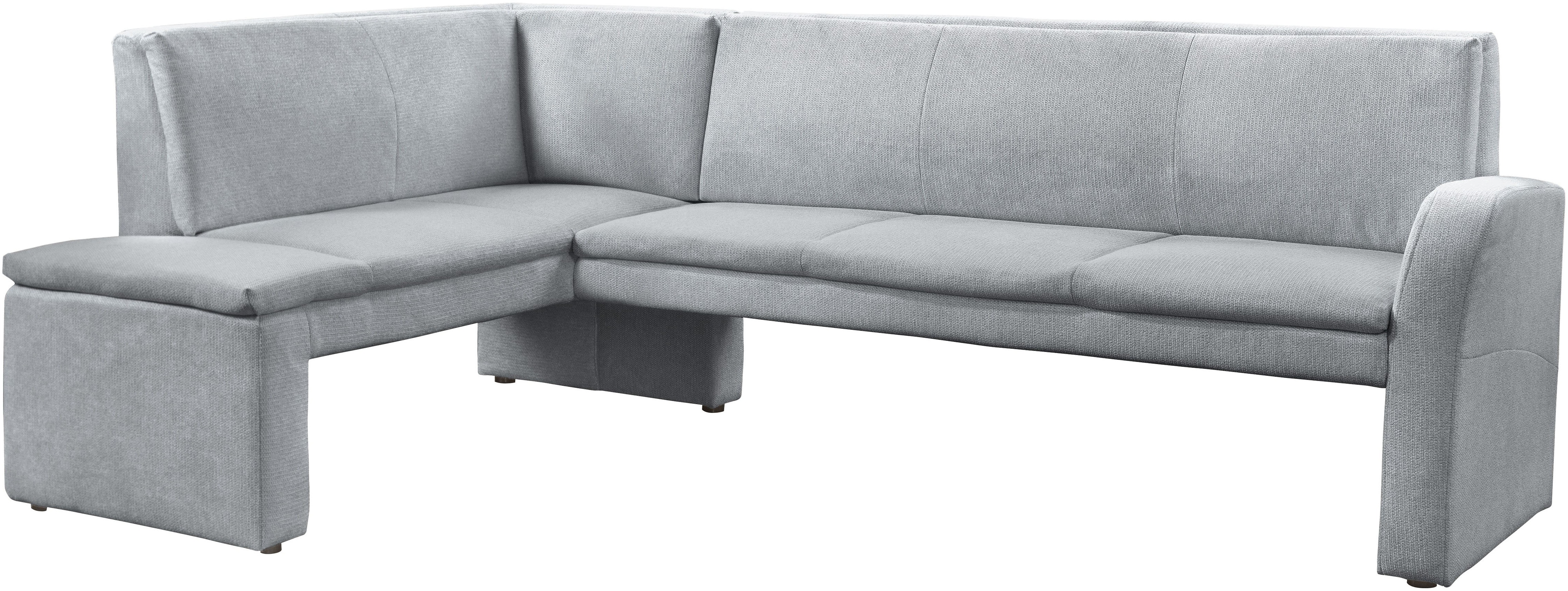 exxpo - sofa fashion Eckbank "Cortado, elegant und modern mit hohem Sitzkomfort" hohe Bodenfreiheit, schöne Detailverarbeitung, wahlweise Lederbezug