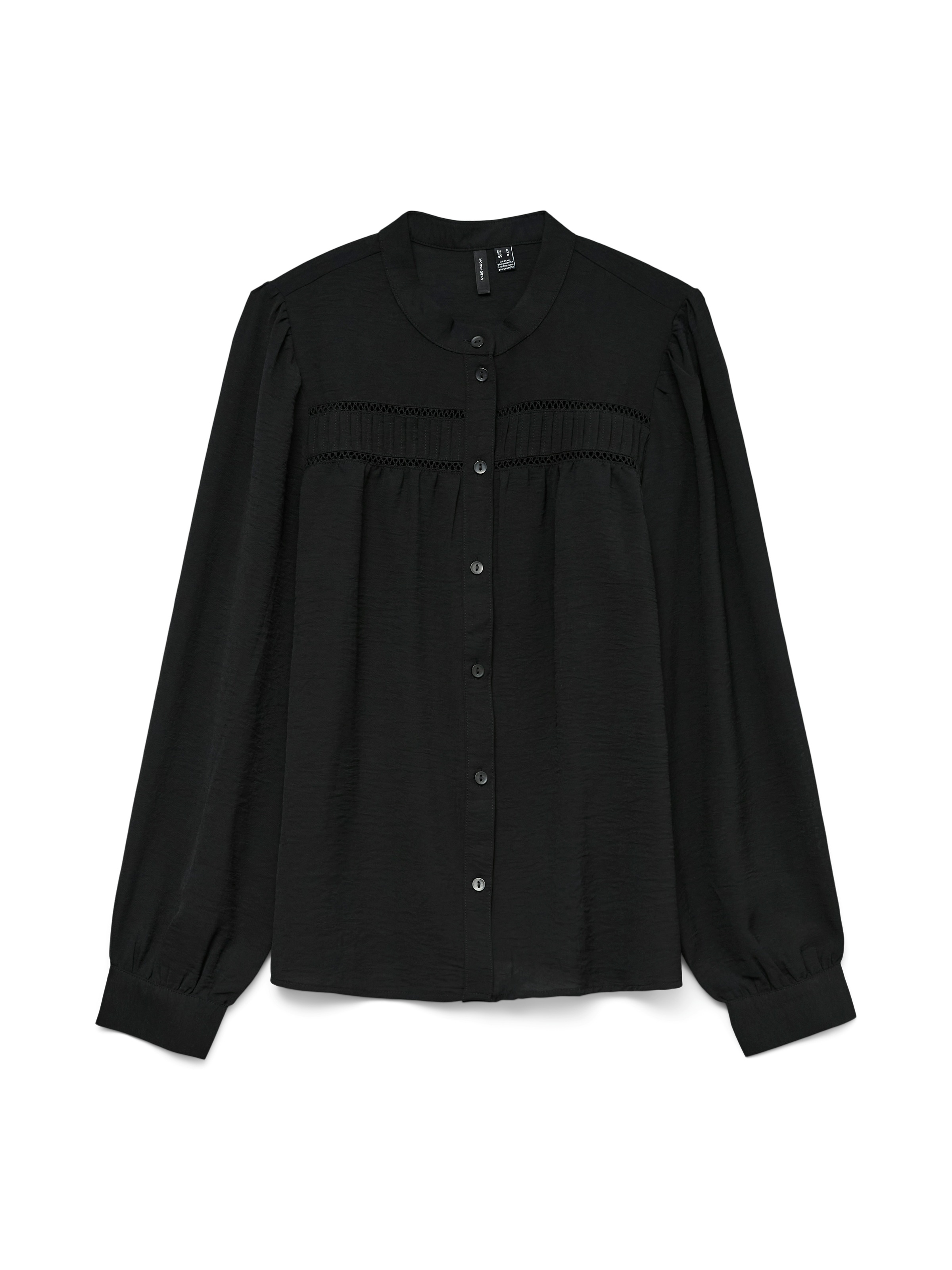 Vero Moda Langarmbluse »VMEMMA LS LACE SHIRT WVN GA NOOS«