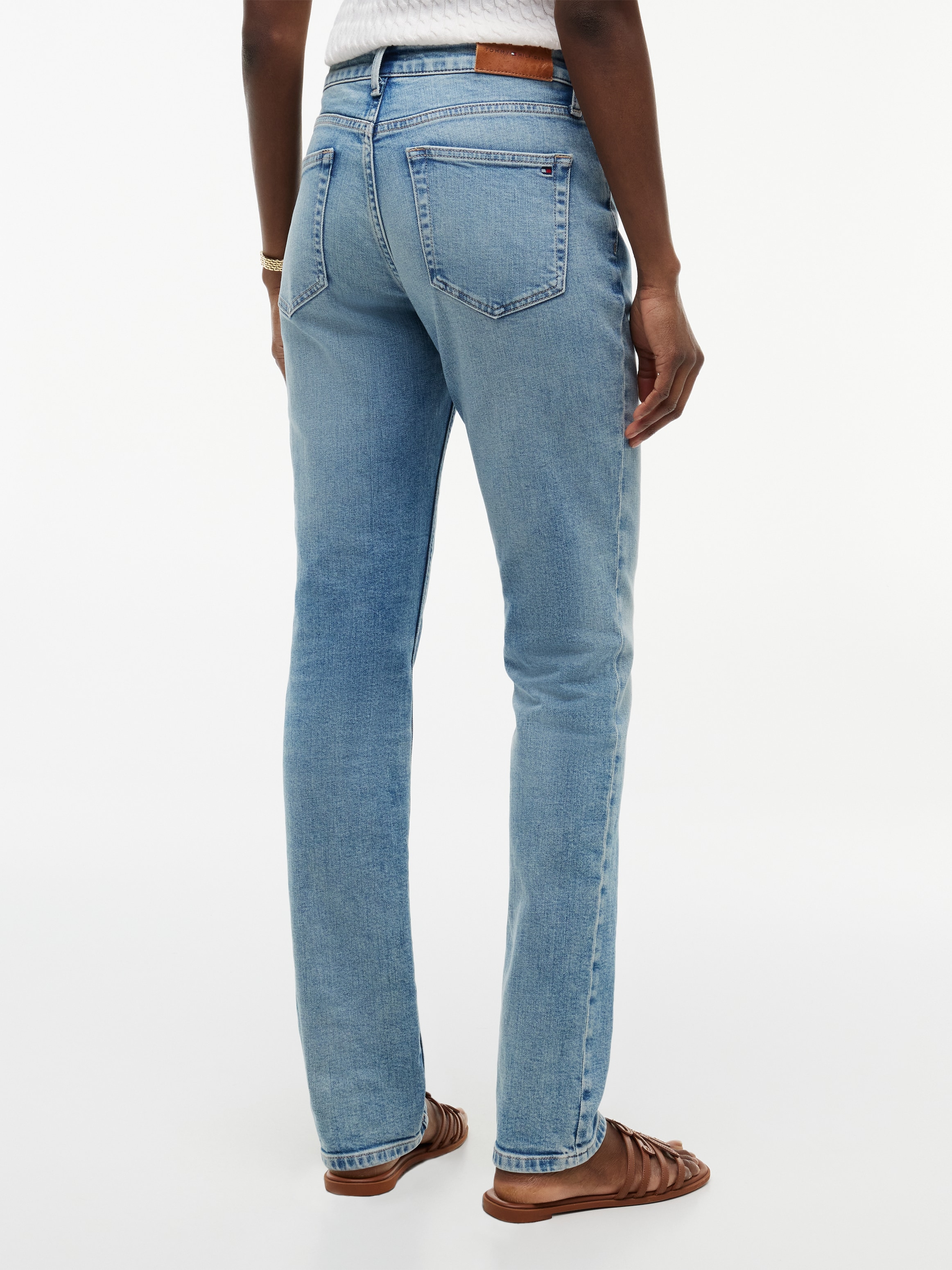 Tommy Hilfiger Slim-fit-Jeans »SLIM NEW DOREEN LIGHT RW« Baumwollmischung, slim fit