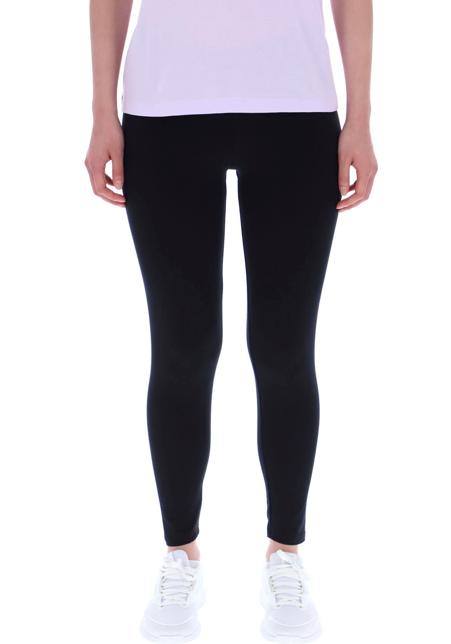 Reebok Leggings "BRIE SMALL LOGO LEGGING" Leggings-Form, aus Baumwolle und Elasthan, in den Größen XS bis XXL