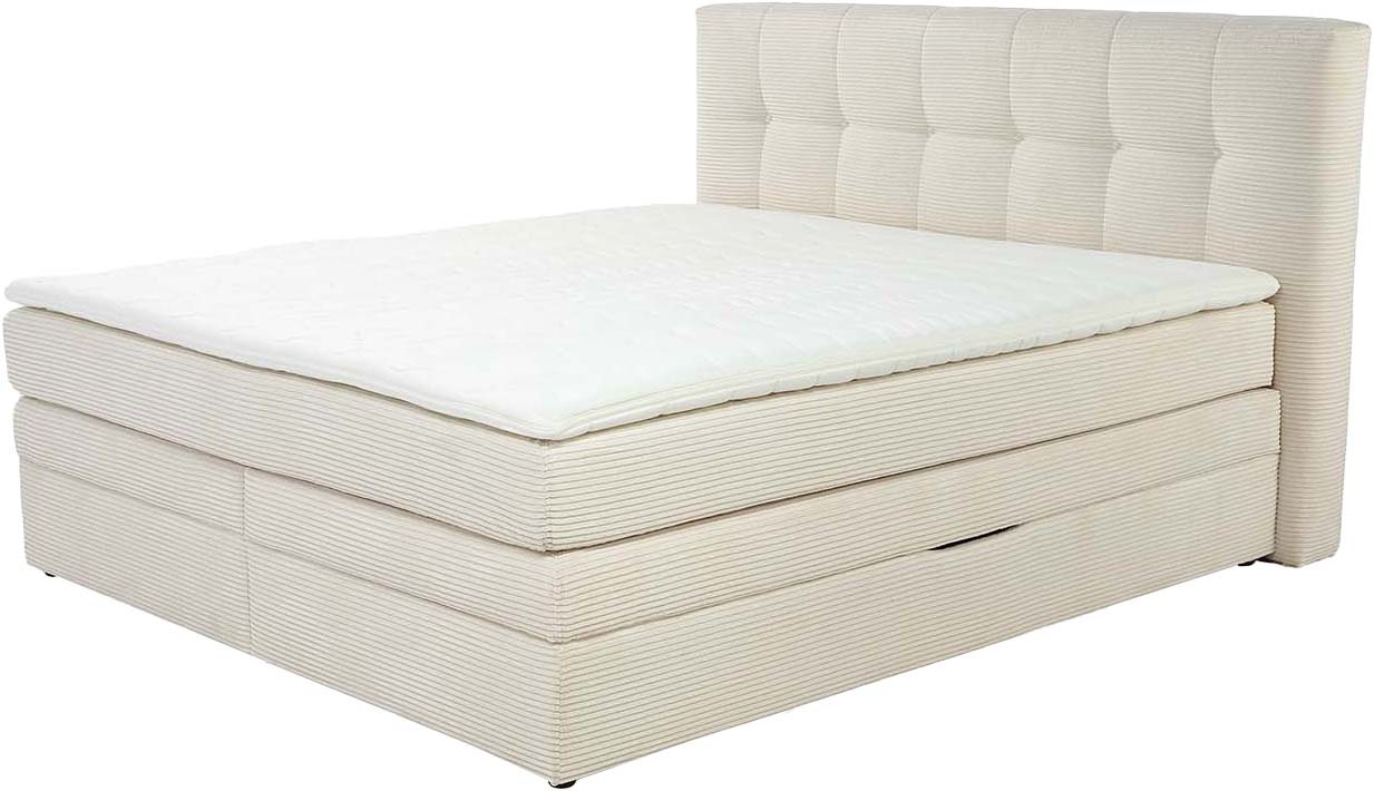 Jockenhöfer Gruppe Boxspringbett "Amy" mit Bettkasten und Kaltschaum-Topper günstig online kaufen