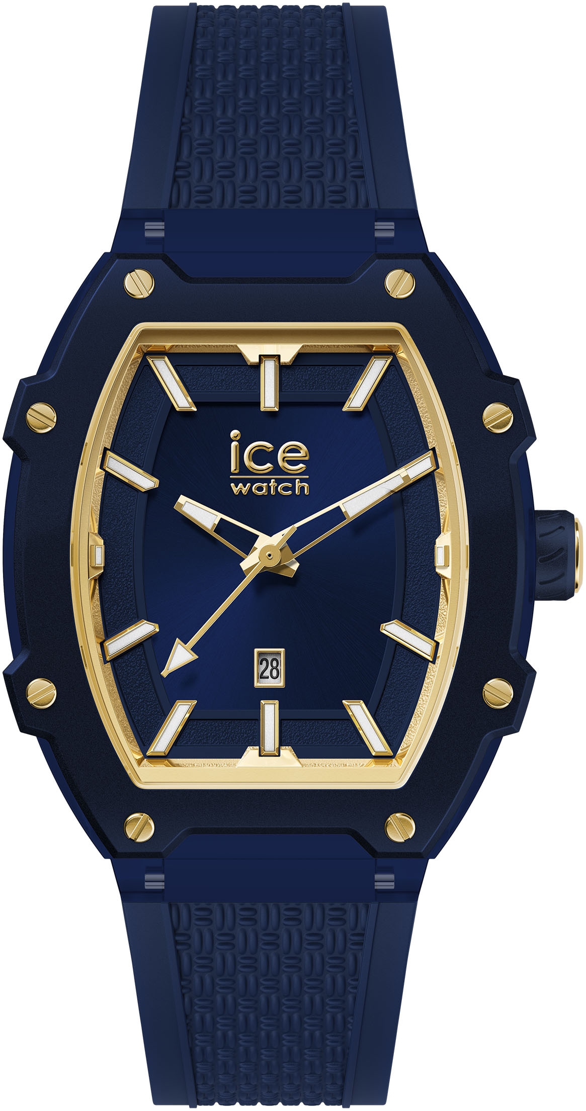 ice-watch Quarzuhr »ICE boliday - Plastic - Small - 3H + Date«, Armbanduhr, Damenuhr, Silikonarmband, Datum, analog