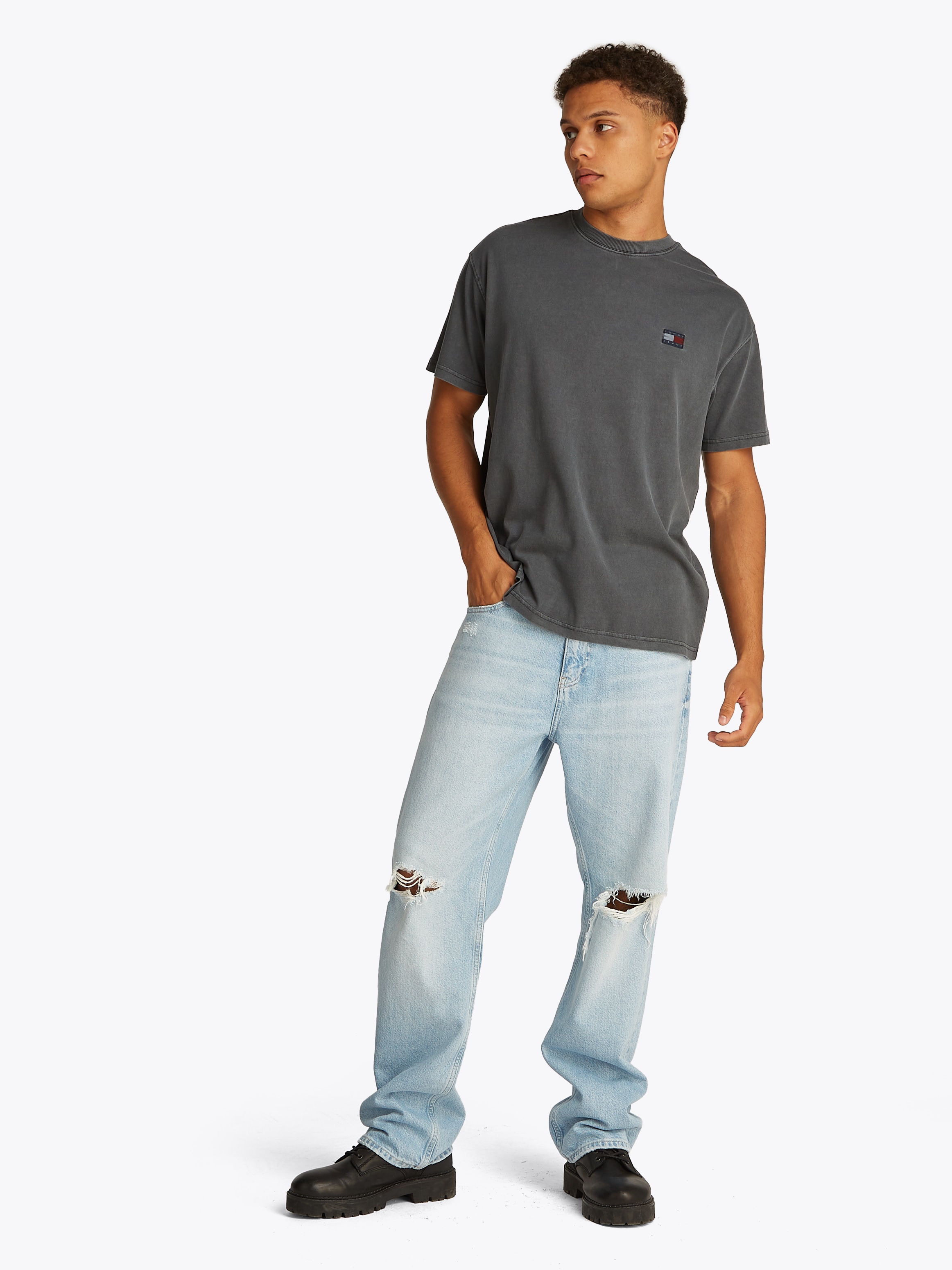 Tommy Jeans T-Shirt »TJM RLX TJ LABEL TEE«