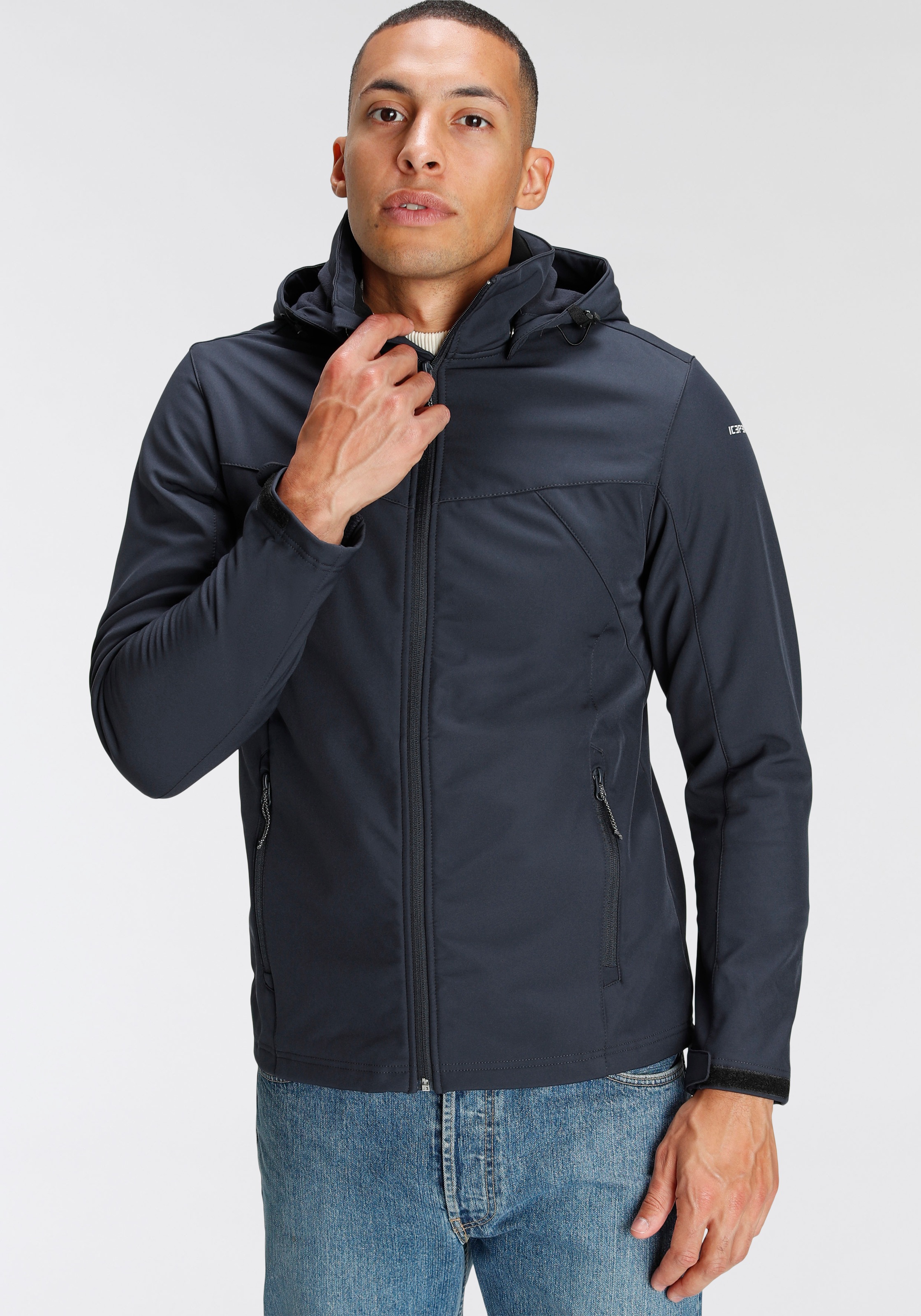 Icepeak Softshelljacke "BRIMFIELD", (1 St.), mit Kapuze günstig online kaufen