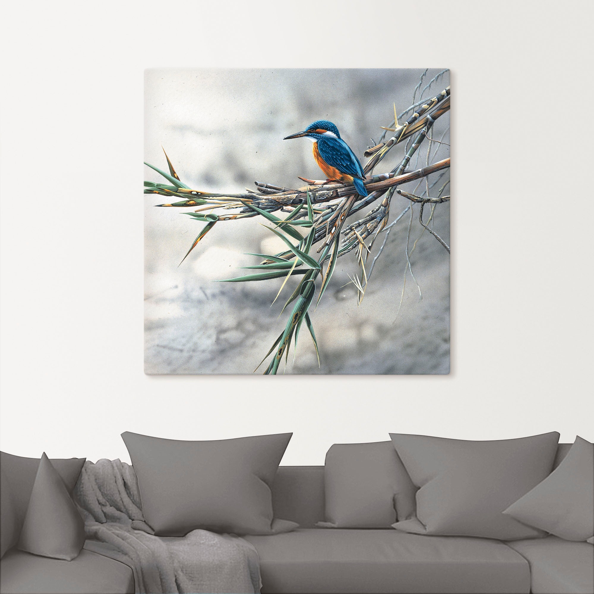 Artland Wandbild »Eisvogel I«, Vögel, (1 St.), als Leinwandbild, Poster, Wandaufkleber in verschied. Größen