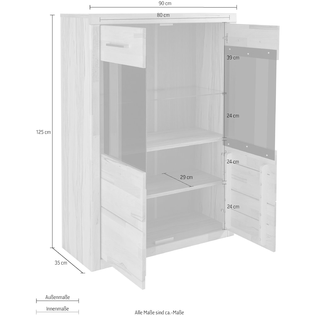 Woltra Stauraumvitrine