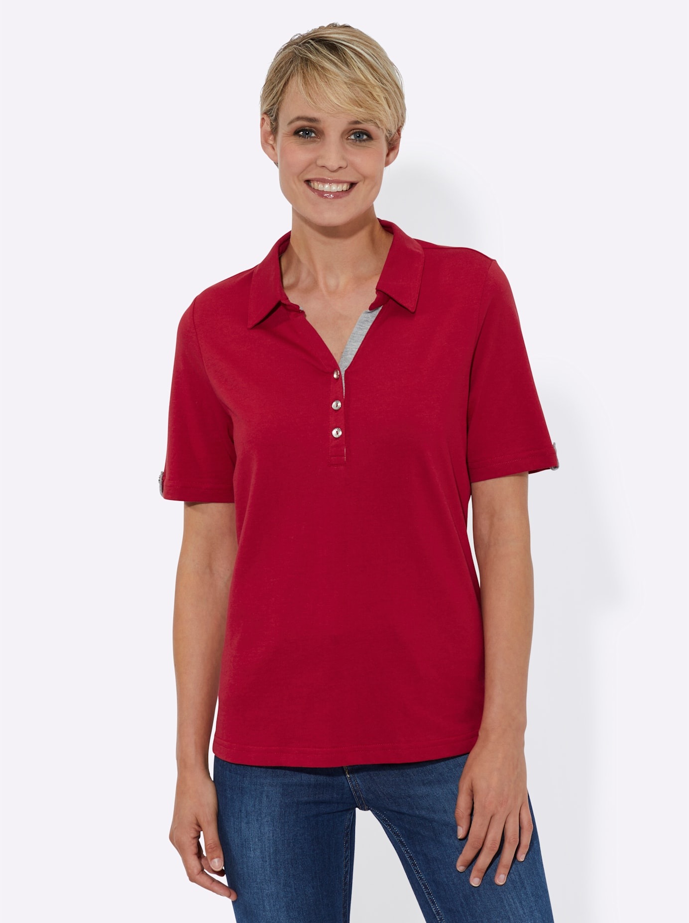 Casual Looks Poloshirt "Poloshirt", 1 Stk. günstig online kaufen