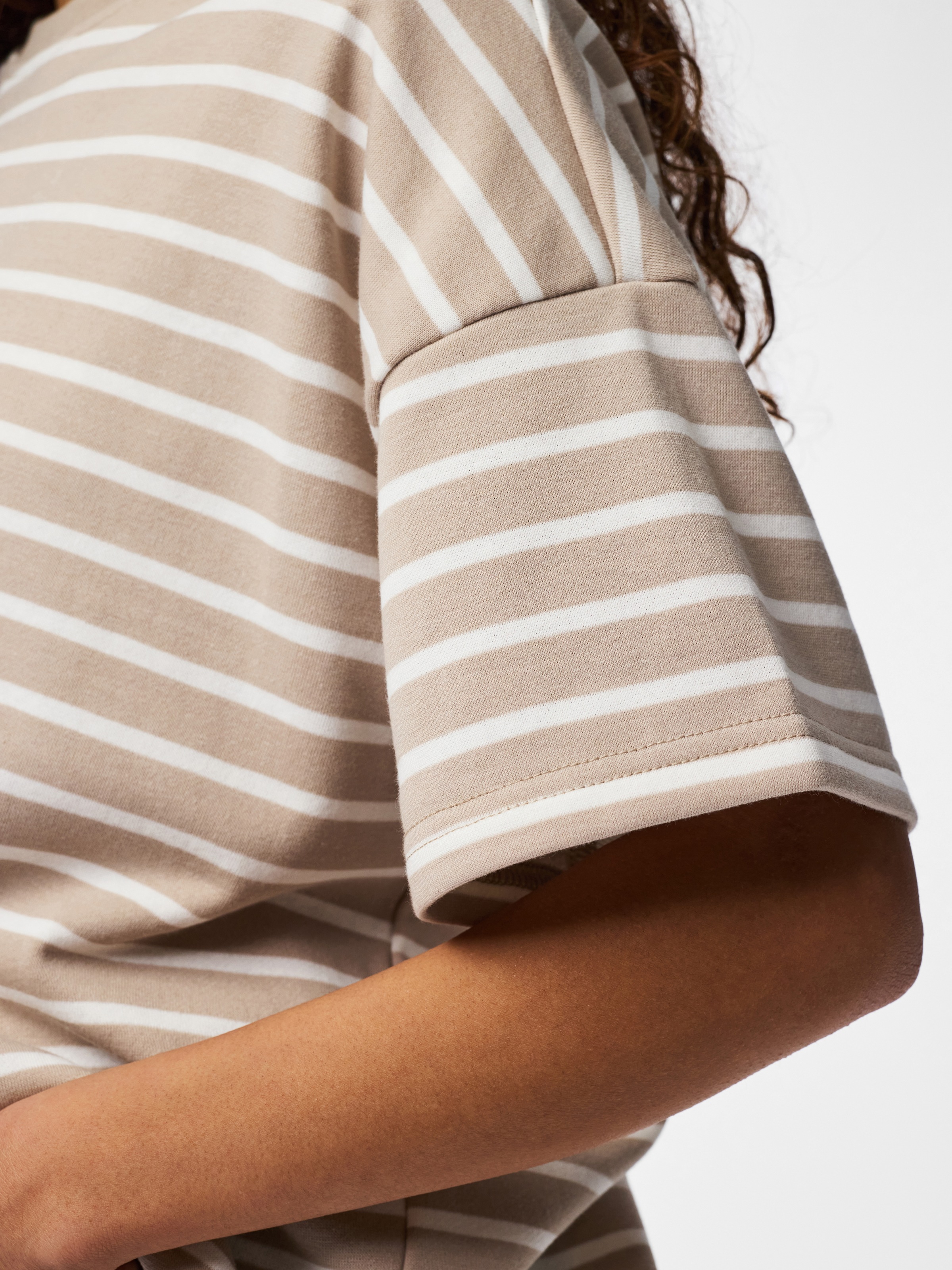 pieces Sweatshirt "PCCHILLI SUMMER 2/4 SWEAT STRIPE NOOS BC" günstig online kaufen