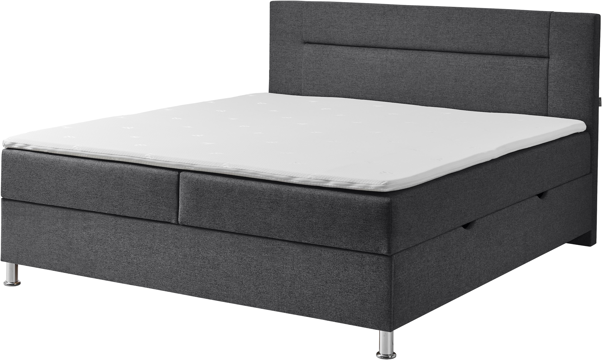 INOSIGN Boxbett »Escalon mit Bettkasten, inkl. Topper«, erhältlich in den Breiten 120x200cm und 180x200cm