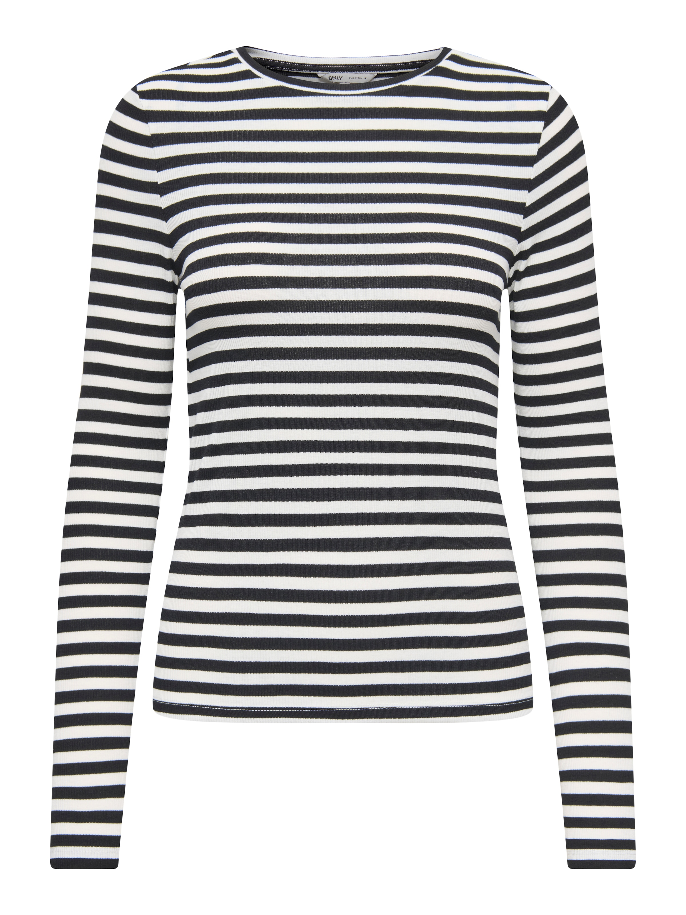 ONLY Langarmshirt »ONLMAI STRIPE L/S TOP JRS NOOS«