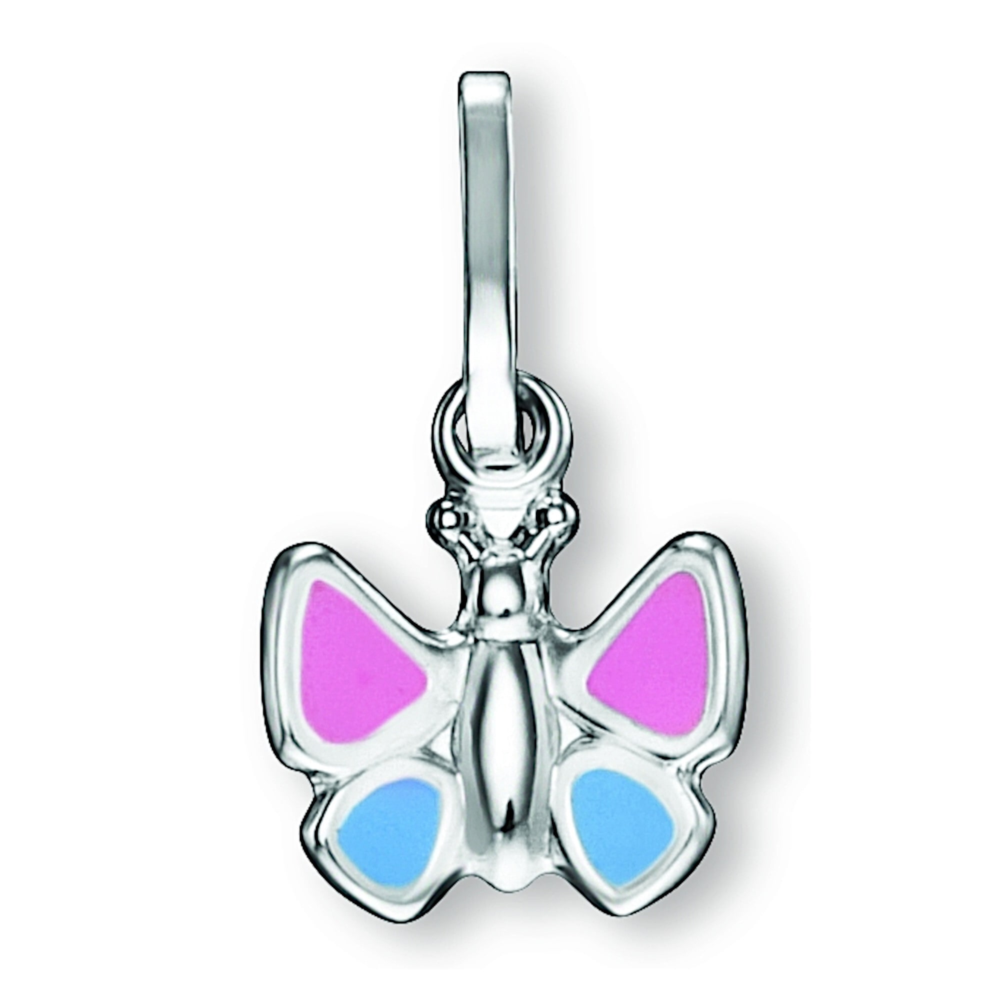 Kettenanhänger ONE ELEMENT "Schmetterling Anhänger aus 925 Silber", silber, Schmuckanhänger, Mädchen, Silber 925 (Sterlingsilber), Kettenanhänger, Dezente Symbolik – stilvoller Begleiter für jeden Anlass
