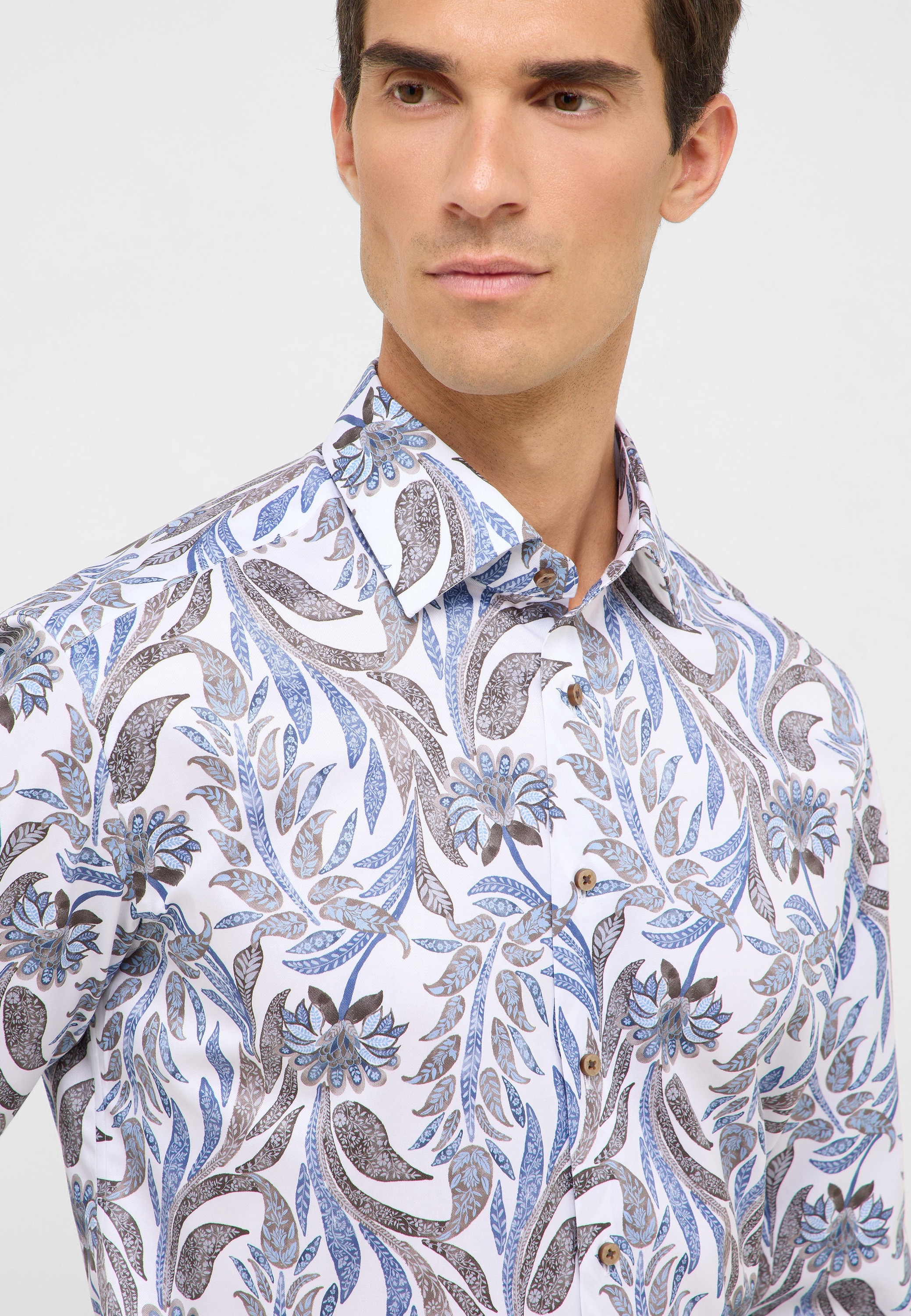 Eterna Langarmhemd »MODERN FIT«, NON IRON (bügelfrei)