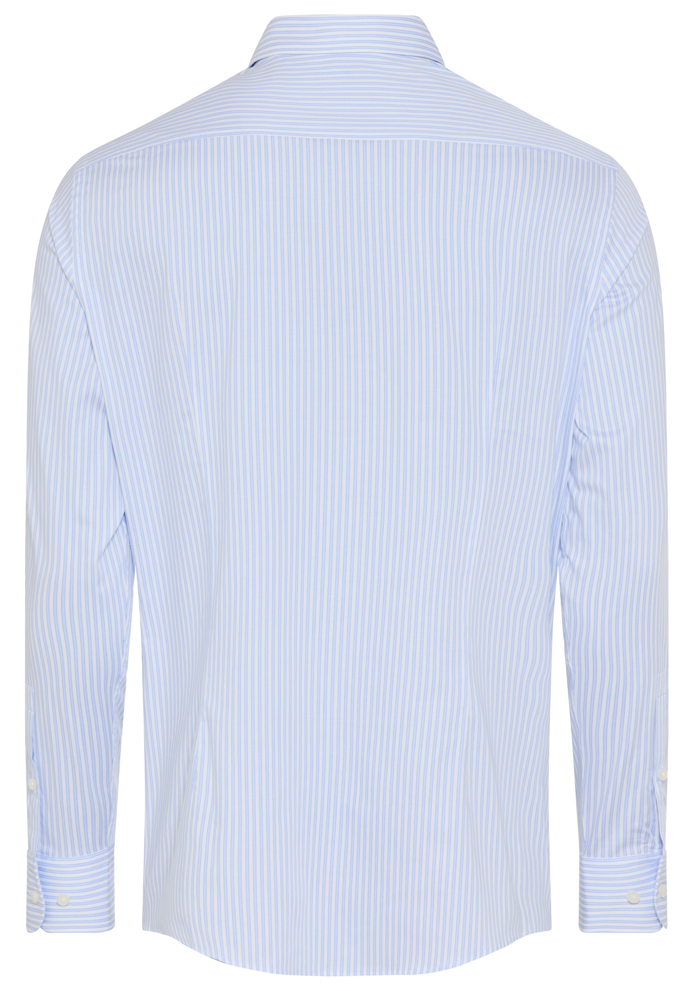 BOSS Businesshemd Kentkragen, Regular Fit, gestreift, Baumwollmischung günstig online kaufen