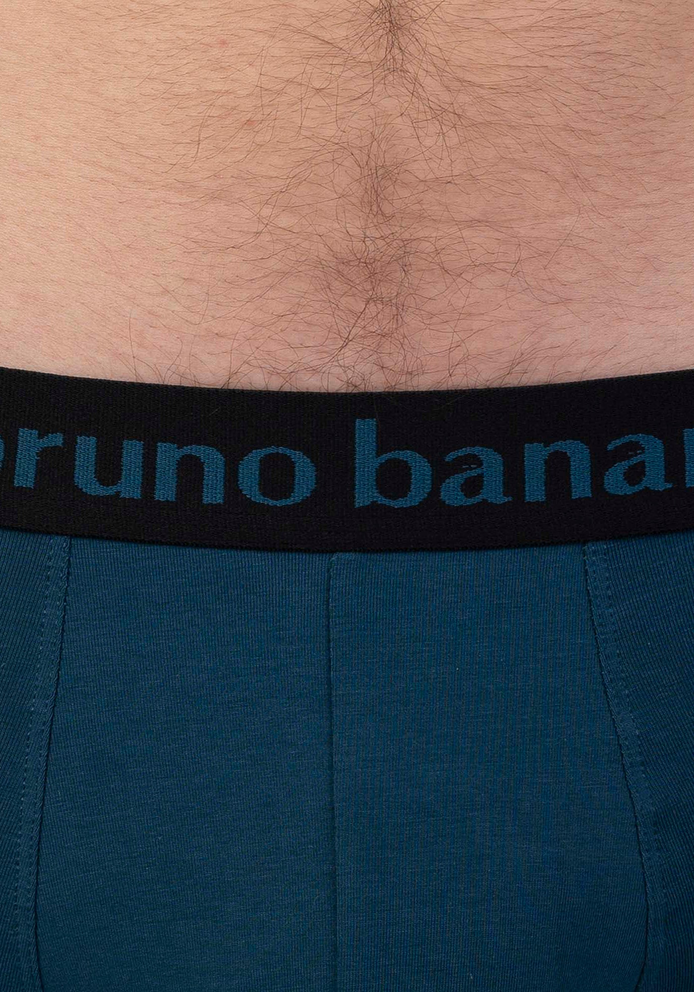 Bruno Banani Boxer »Flowing«, (2er Pack), mit kontrastreichem Logobund