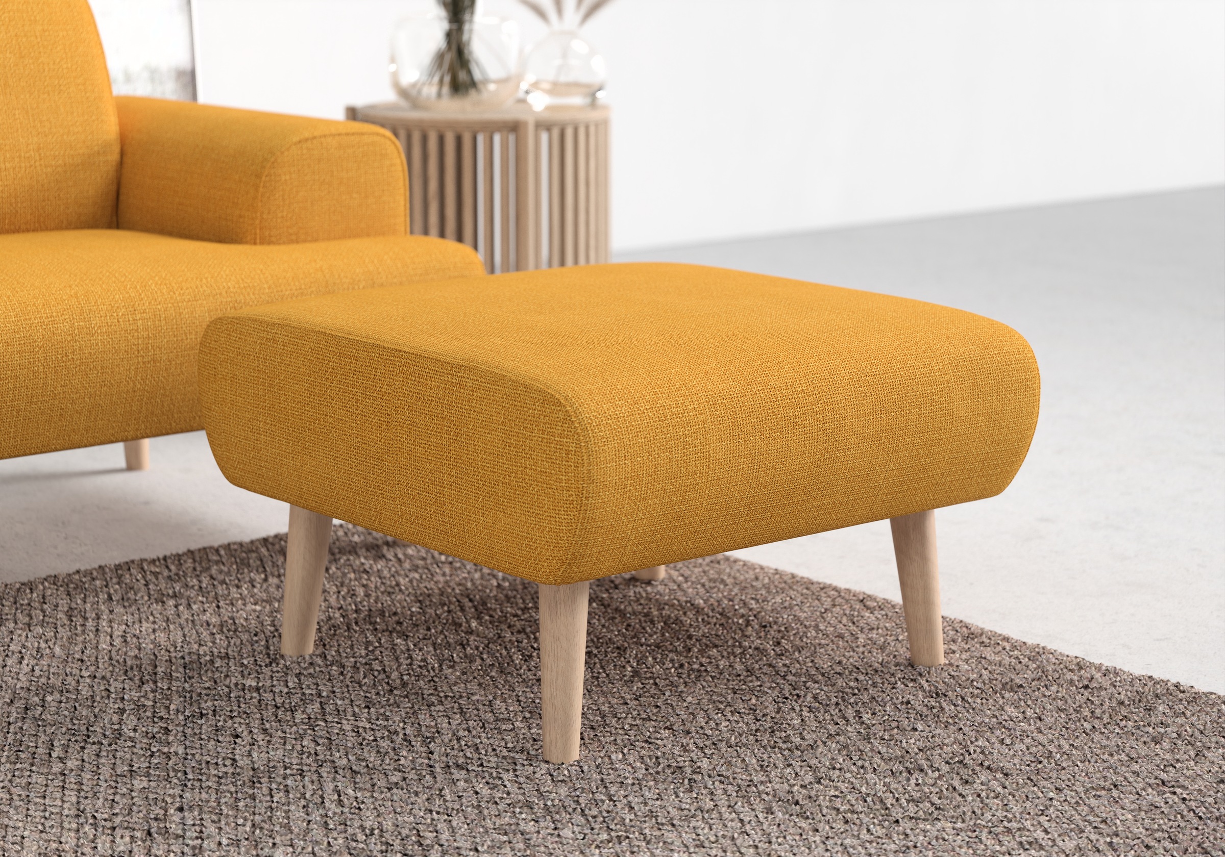 andas Polsterhocker »Swift«, passend zur Serie "Swift", B/T/H: 75/68/44 cm