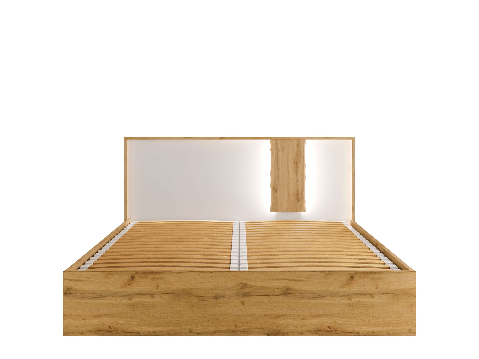 INOSIGN Bett »Bett Fabella ohne Matratze (Schlaffläche 180x200 cm)«, Bett mit Stauraum und Led-Beleuchtung, BxTxH 191,3x206,4x102,2 cm