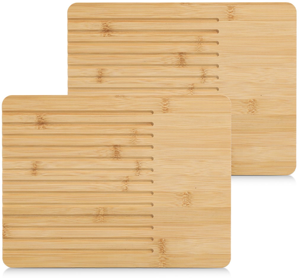 Zeller Present Schneidebrett "Brot-Schneidebrett, 2-tlg., Bambus" pflegelei günstig online kaufen